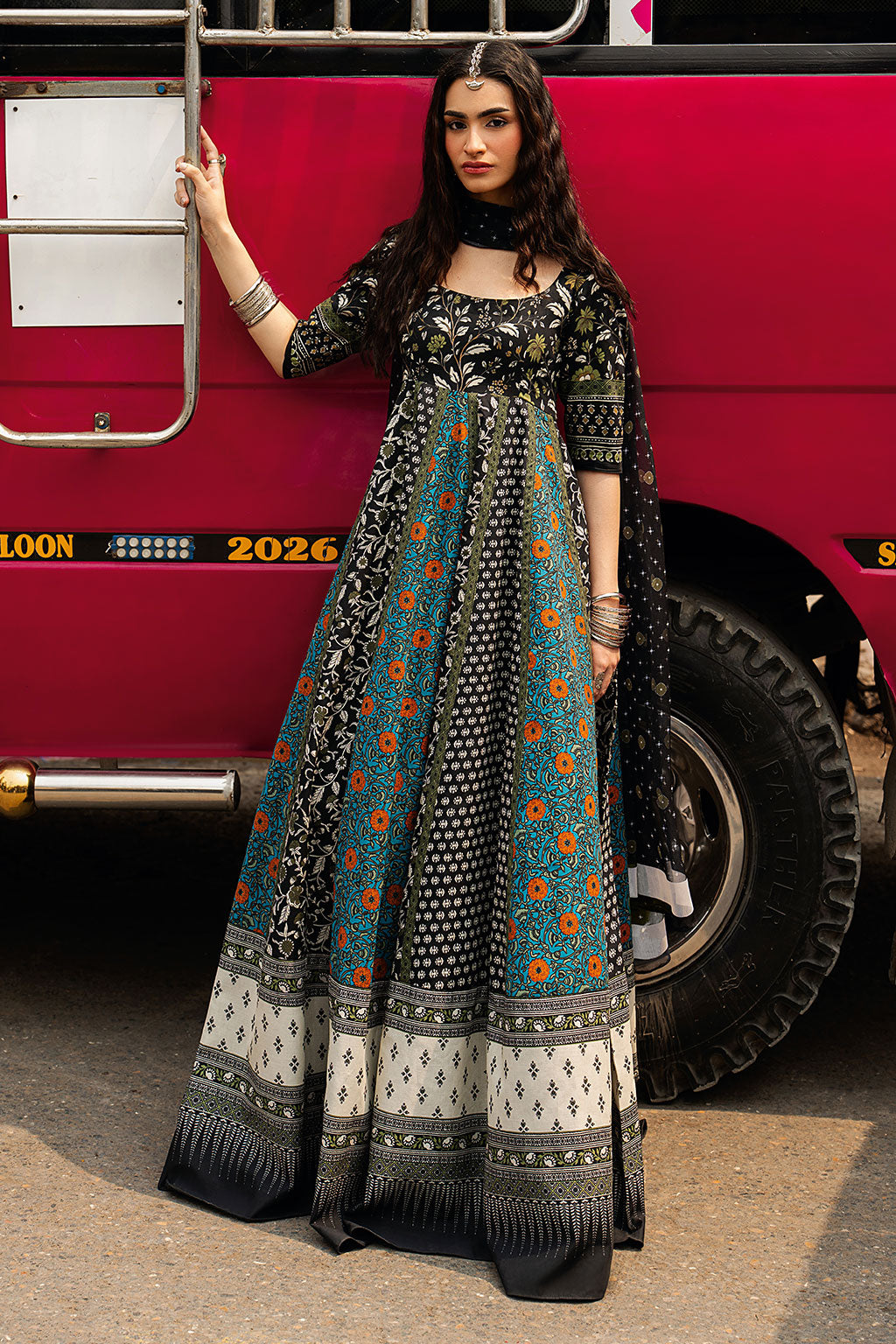 Shagna | Ed Dopahar | SP-102 (NIGHA) - by Libasekhas - Registered Vendor of : Shagna - 100% Original Designer Dress