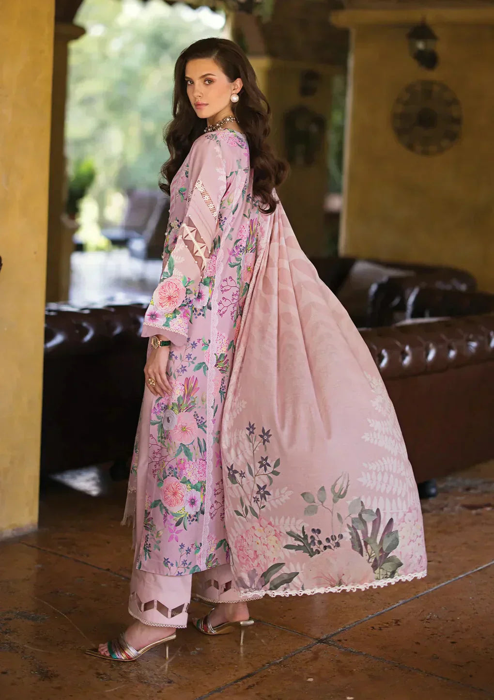 Elaf Premium | Print Chikankari 24 | ECT-04B DELPHINE - by - Libasekhas UK - Registered Vendor of : Elaf Premium - 100% Original Designer Dresss