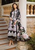 Elaf Premium | Print Chikankari 24 | ECT-05B WILD FLOWER - by - Libasekhas UK - Registered Vendor of : Elaf Premium - 100% Original Designer Dresss
