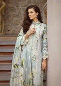 Elaf Premium | Print Chikankari 24 | ECT-05A WATERLILLY - by - Libasekhas UK - Registered Vendor of : Elaf Premium - 100% Original Designer Dresss