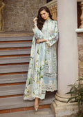 Elaf Premium | Print Chikankari 24 | ECT-05A WATERLILLY - by - Libasekhas UK - Registered Vendor of : Elaf Premium - 100% Original Designer Dresss
