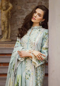 Elaf Premium | Print Chikankari 24 | ECT-05A WATERLILLY - by - Libasekhas UK - Registered Vendor of : Elaf Premium - 100% Original Designer Dresss