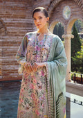 Elaf Premium | Print Chikankari 24 | ECT-03B OAK MIST - by - Libasekhas UK - Registered Vendor of : Elaf Premium - 100% Original Designer Dresss