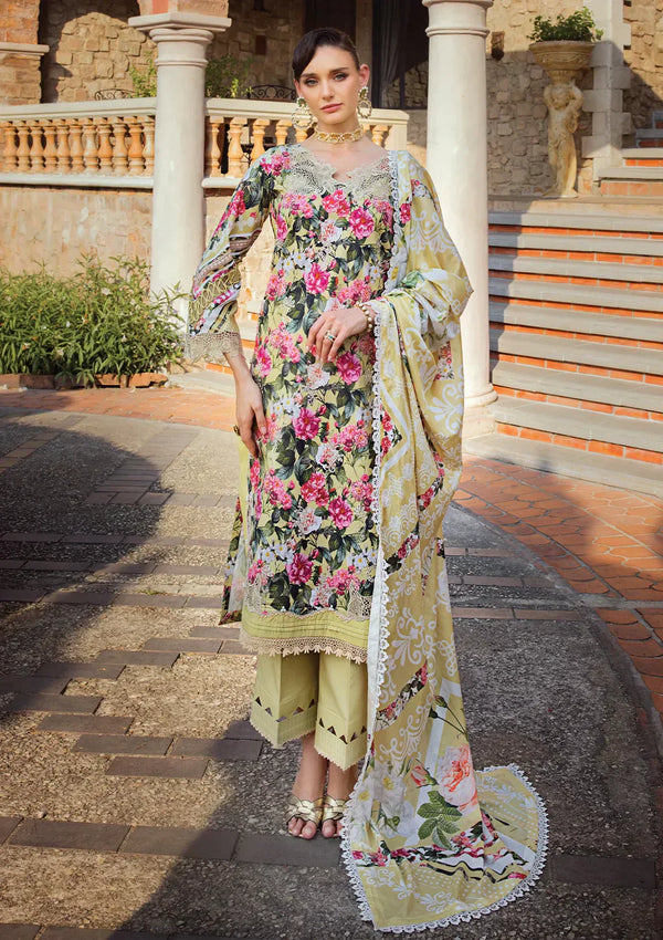 Elaf Premium | Print Chikankari 24 | ECT-01B CHARM - by - Libasekhas UK - Registered Vendor of : Elaf Premium - 100% Original Designer Dresss