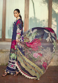 Elaf Premium | Signature Embroidered Lawn 24 | ESL-08A SINCLAIR - by - Libasekhas UK - Registered Vendor of : Elaf Premium - 100% Original Designer Dresss