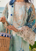 Elaf Premium | Signature Embroidered Lawn 24 | ESL-07B HEAVEN'S MIST - by - Libasekhas UK - Registered Vendor of : Elaf Premium - 100% Original Designer Dresss