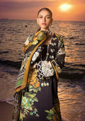 Elaf Premium | Signature Embroidered Lawn 24 | ESL-08B NIGHTFALL - by - Libasekhas UK - Registered Vendor of : Elaf Premium - 100% Original Designer Dresss