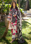 Elaf Premium | Signature Embroidered Lawn 24 | ESL-01B CLAUDIA - by - Libasekhas UK - Registered Vendor of : Elaf Premium - 100% Original Designer Dresss