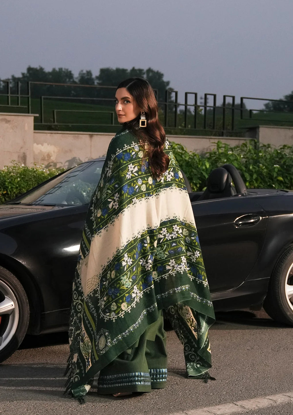 Elaf Premium | Winter Pashmina Shawl Collection | EPW-6A Endless Devotion - by - Libasekhas UK - Registered Vendor of : Elaf Premium - 100% Original Designer Dresss