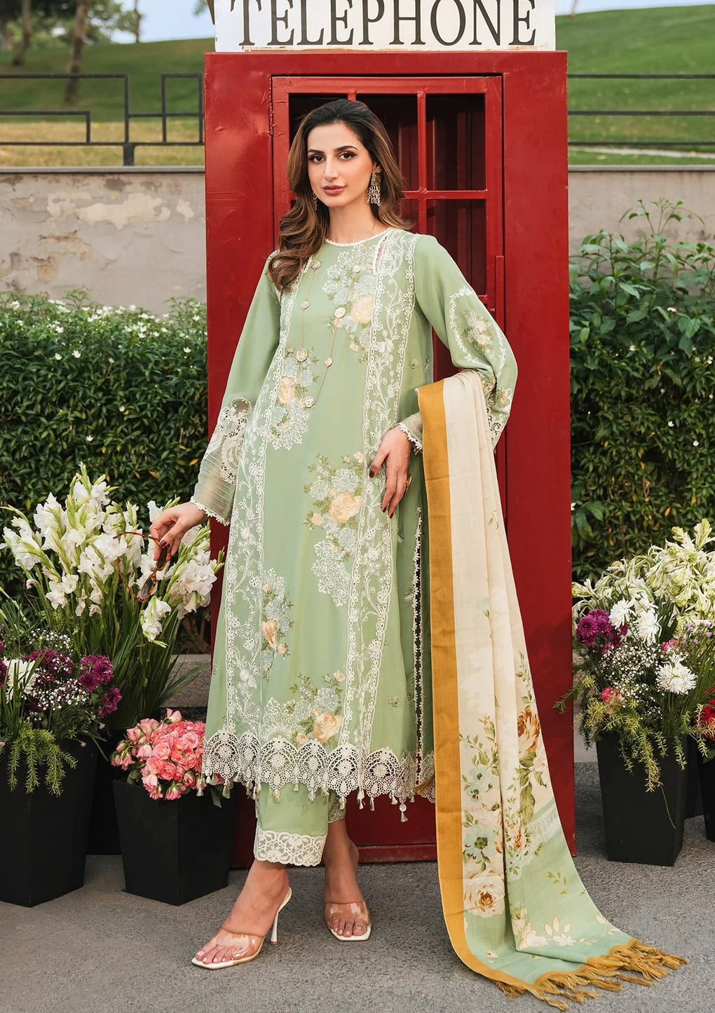 Elaf Premium | Winter Pashmina Shawl Collection | EPW-4B Whispers of Joy - Libasekhas