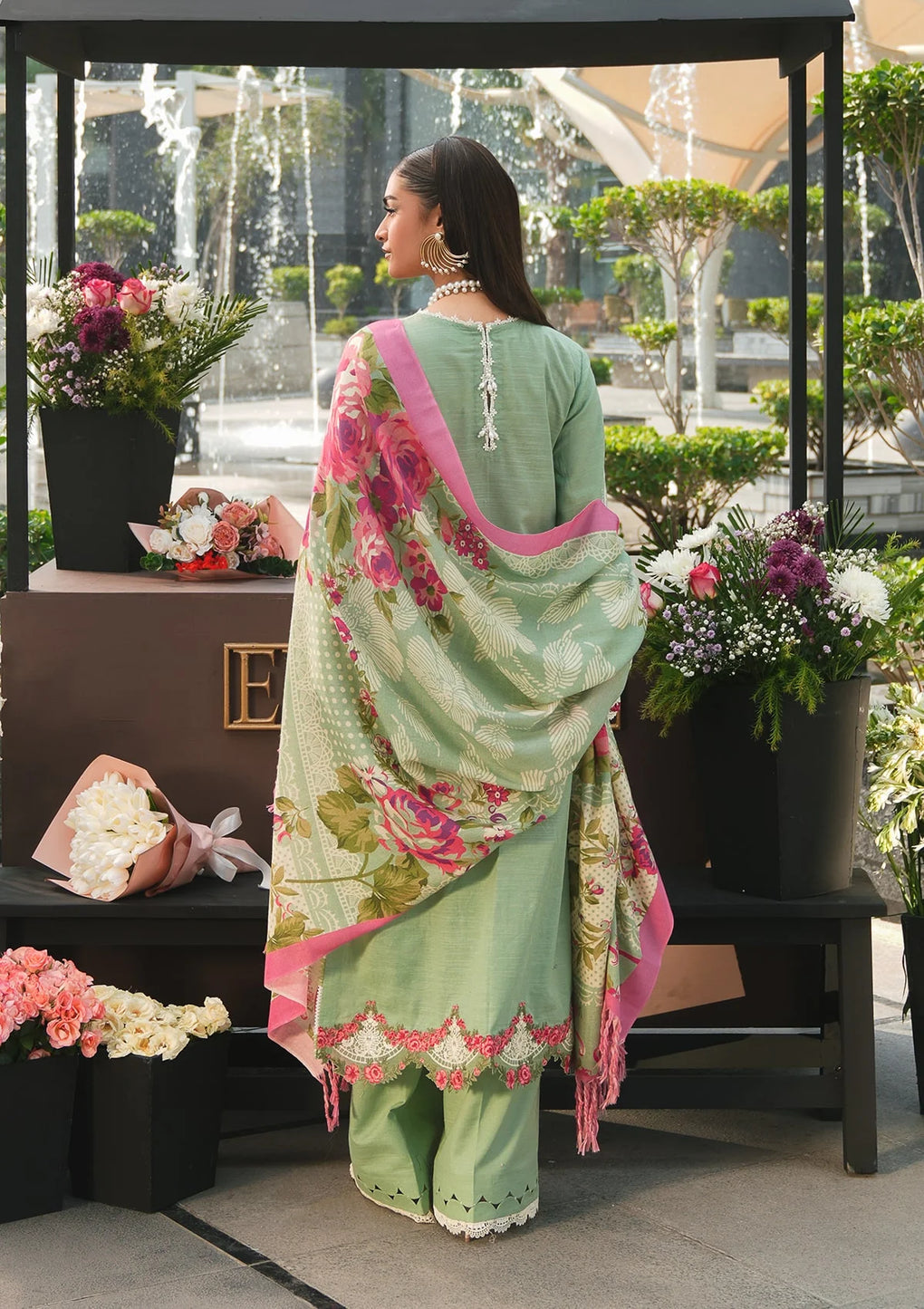 Elaf Premium | Winter Pashmina Shawl Collection | EPW-7A Passionate Dance - by - Libasekhas UK - Registered Vendor of : Elaf Premium - 100% Original Designer Dresss