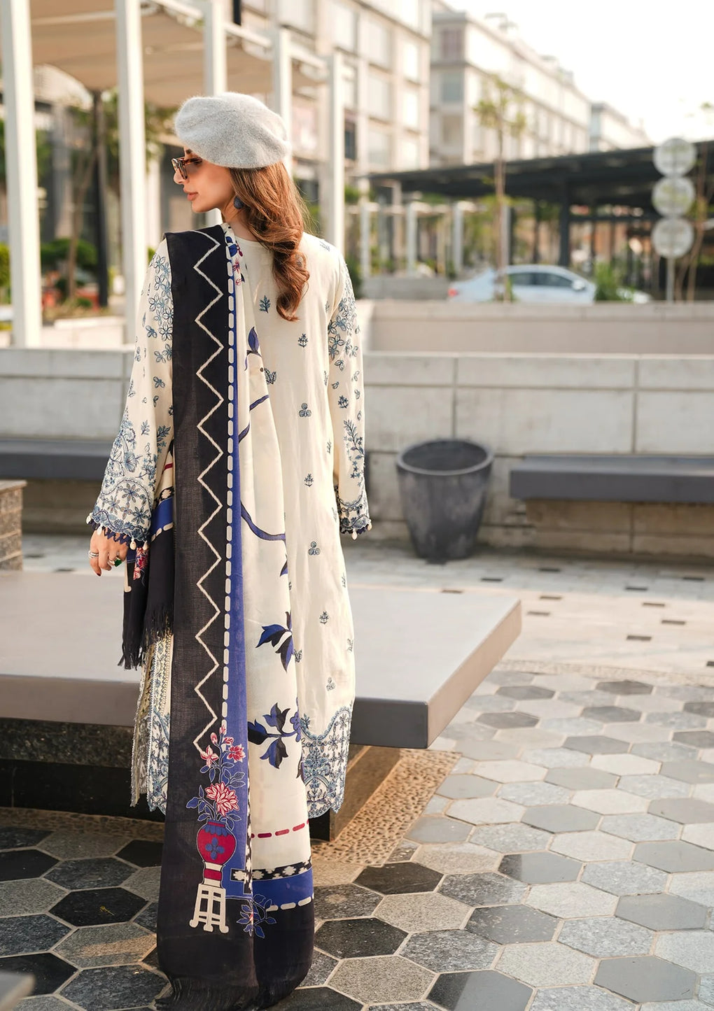 Elaf Premium | Winter Pashmina Shawl Collection | EPW-5B Cherished Memories - Libasekhas