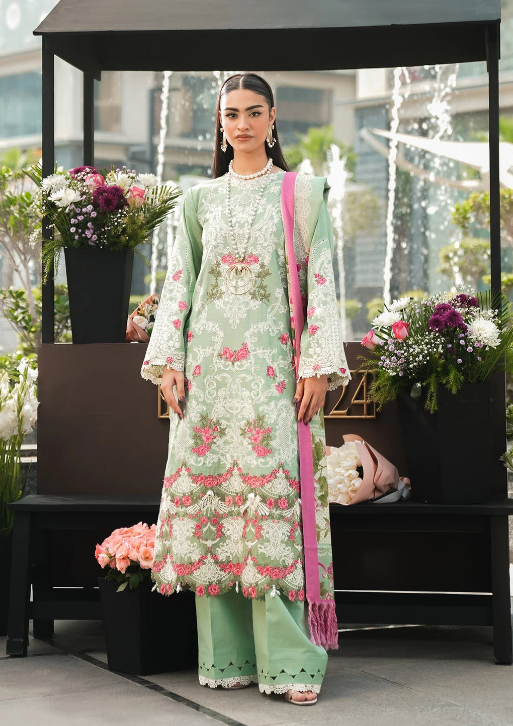 Elaf Premium | Winter Pashmina Shawl Collection | EPW-7A Passionate Dance - by - Libasekhas UK - Registered Vendor of : Elaf Premium - 100% Original Designer Dresss
