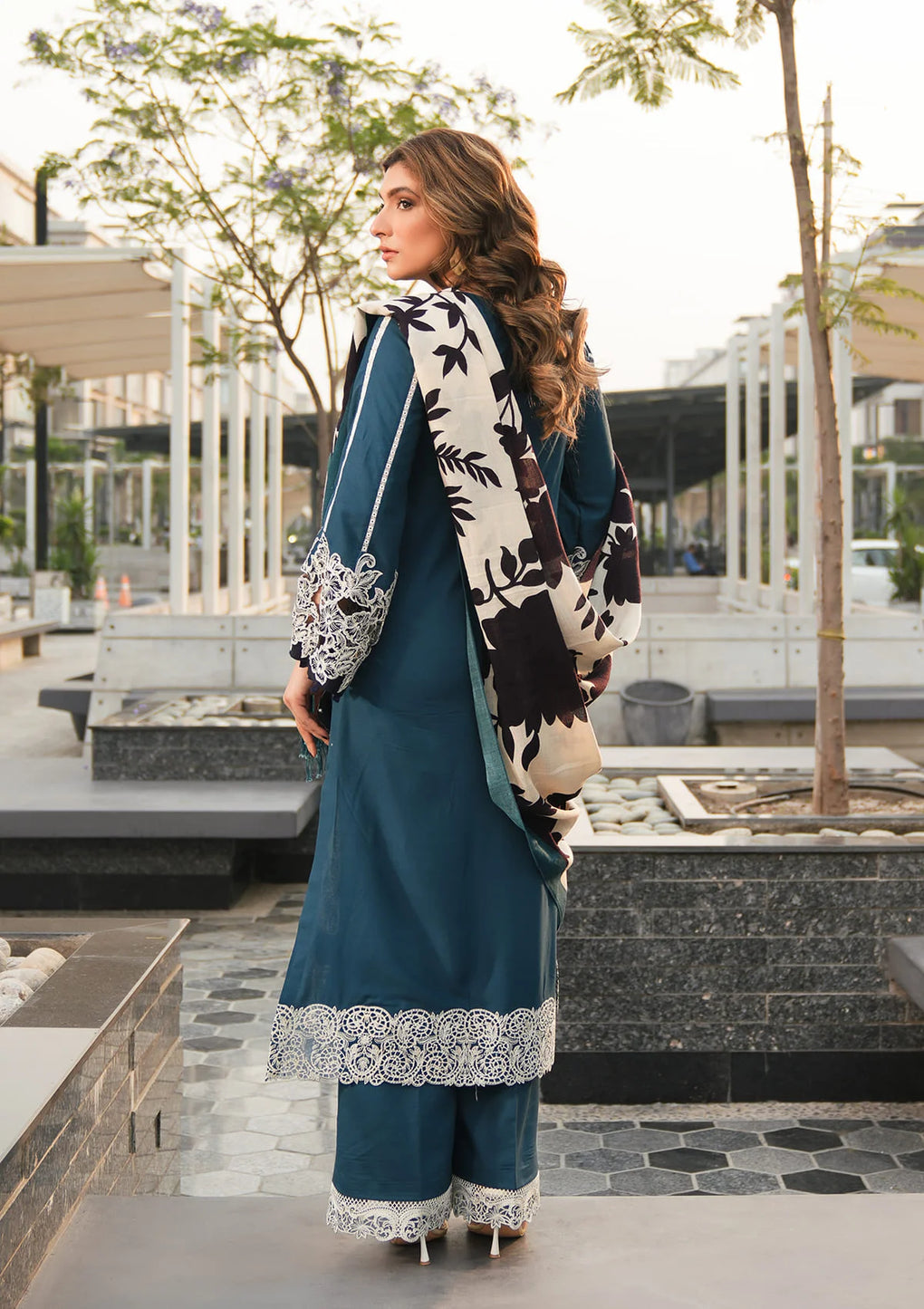 Elaf Premium | Winter Pashmina Shawl Collection | EPW-1B Heartfelt Whisper - by - Libasekhas UK - Registered Vendor of : Elaf Premium - 100% Original Designer Dresss