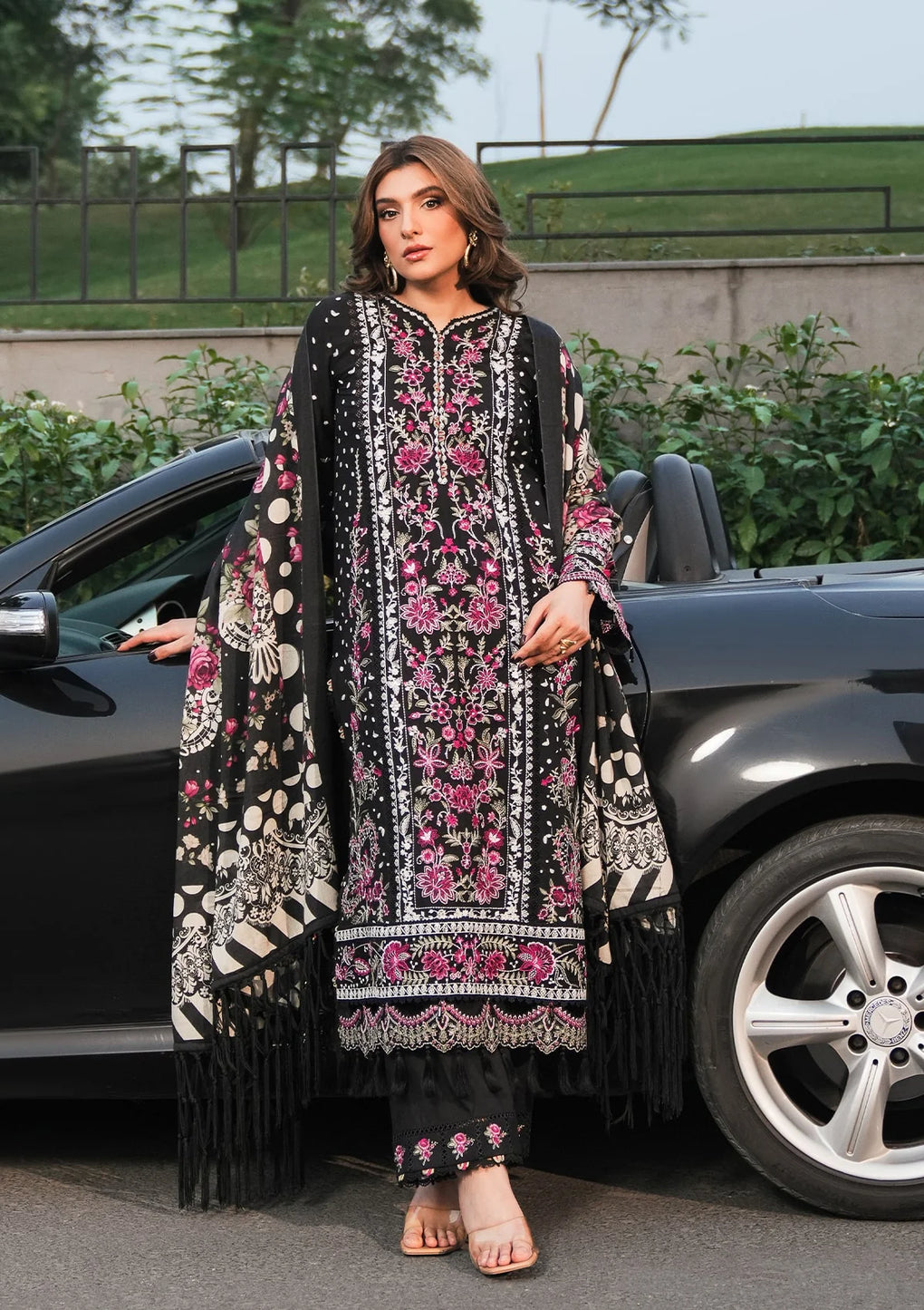 Elaf Premium | Winter Pashmina Shawl Collection | EPW-8B Boundless Dreams - by - Libasekhas UK - Registered Vendor of : Elaf Premium - 100% Original Designer Dresss