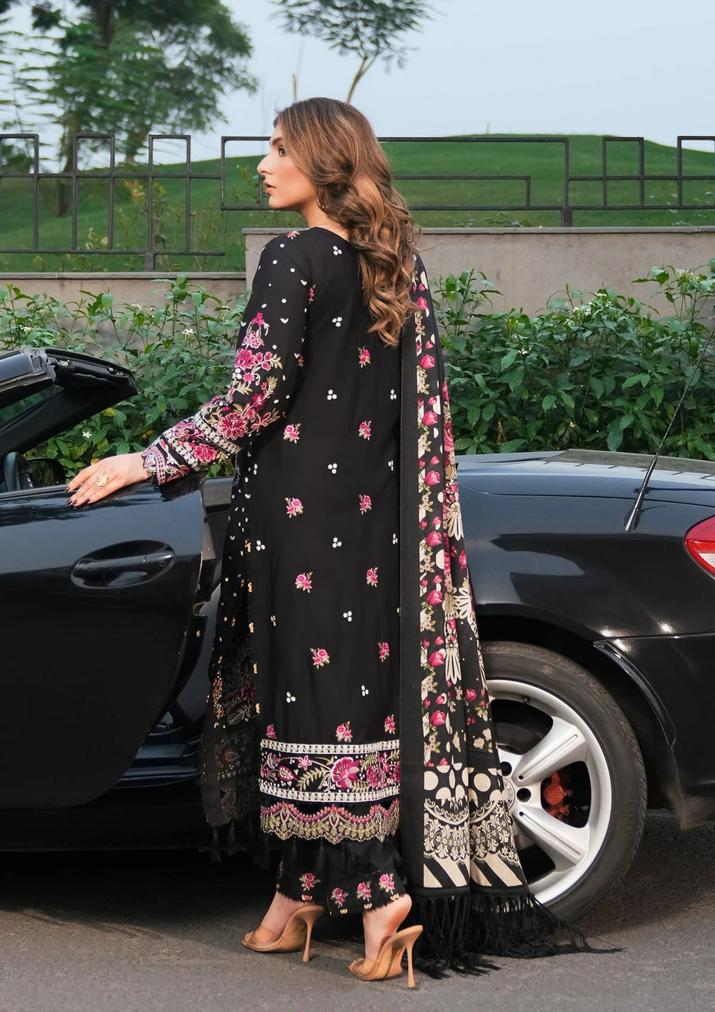 Elaf Premium | Winter Pashmina Shawl Collection | EPW-8B Boundless Dreams - by - Libasekhas UK - Registered Vendor of : Elaf Premium - 100% Original Designer Dresss