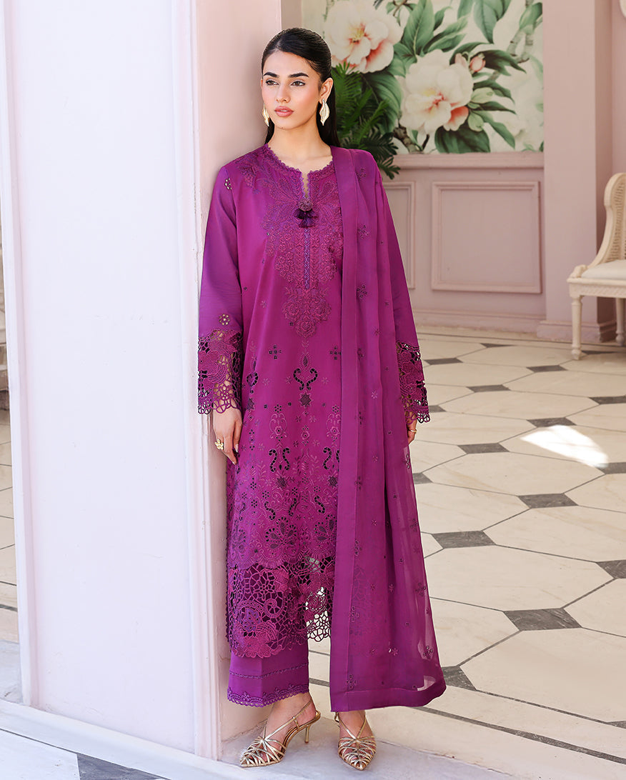 Roheenaz | Veil of Summer Chikankari | Elan Bloom - by Libasekhas UK - Registered Vendor of : Roheenaz - 100% Original Designer Dress