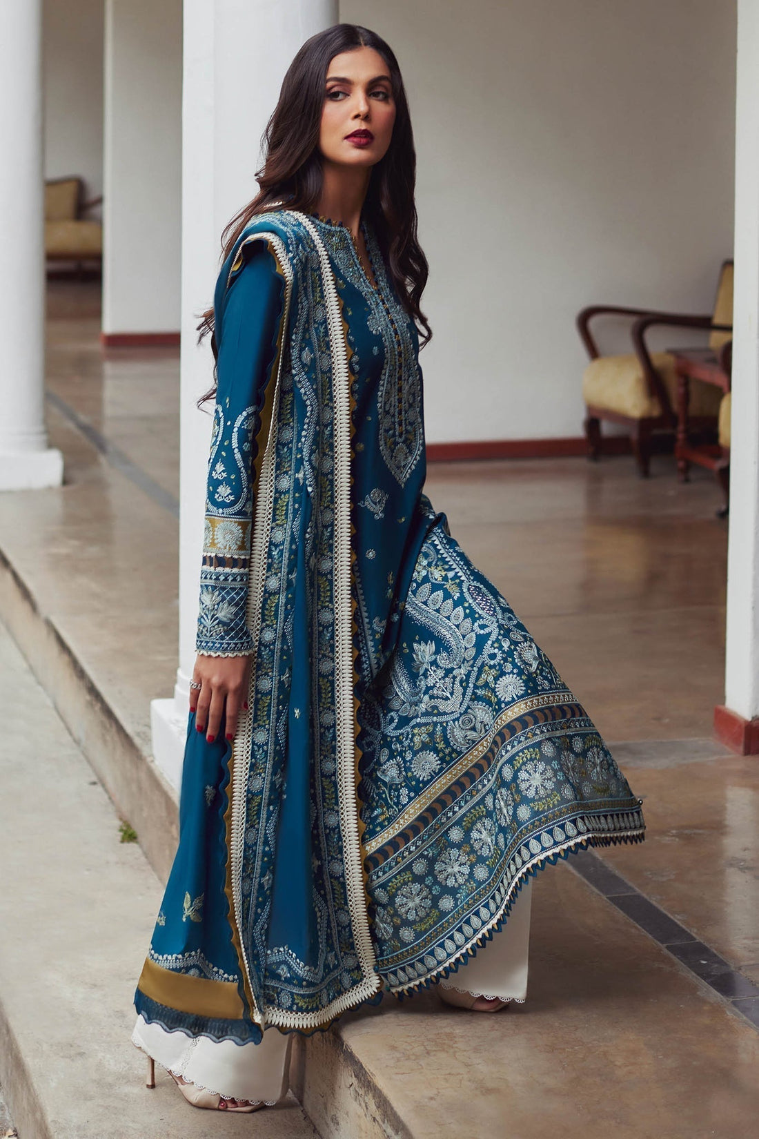 Elan | Lawn24 | MAHROSH (EL24-04 A) - by - Libasekhas UK - Registered Vendor of : Elan - 100% Original Designer Dresss