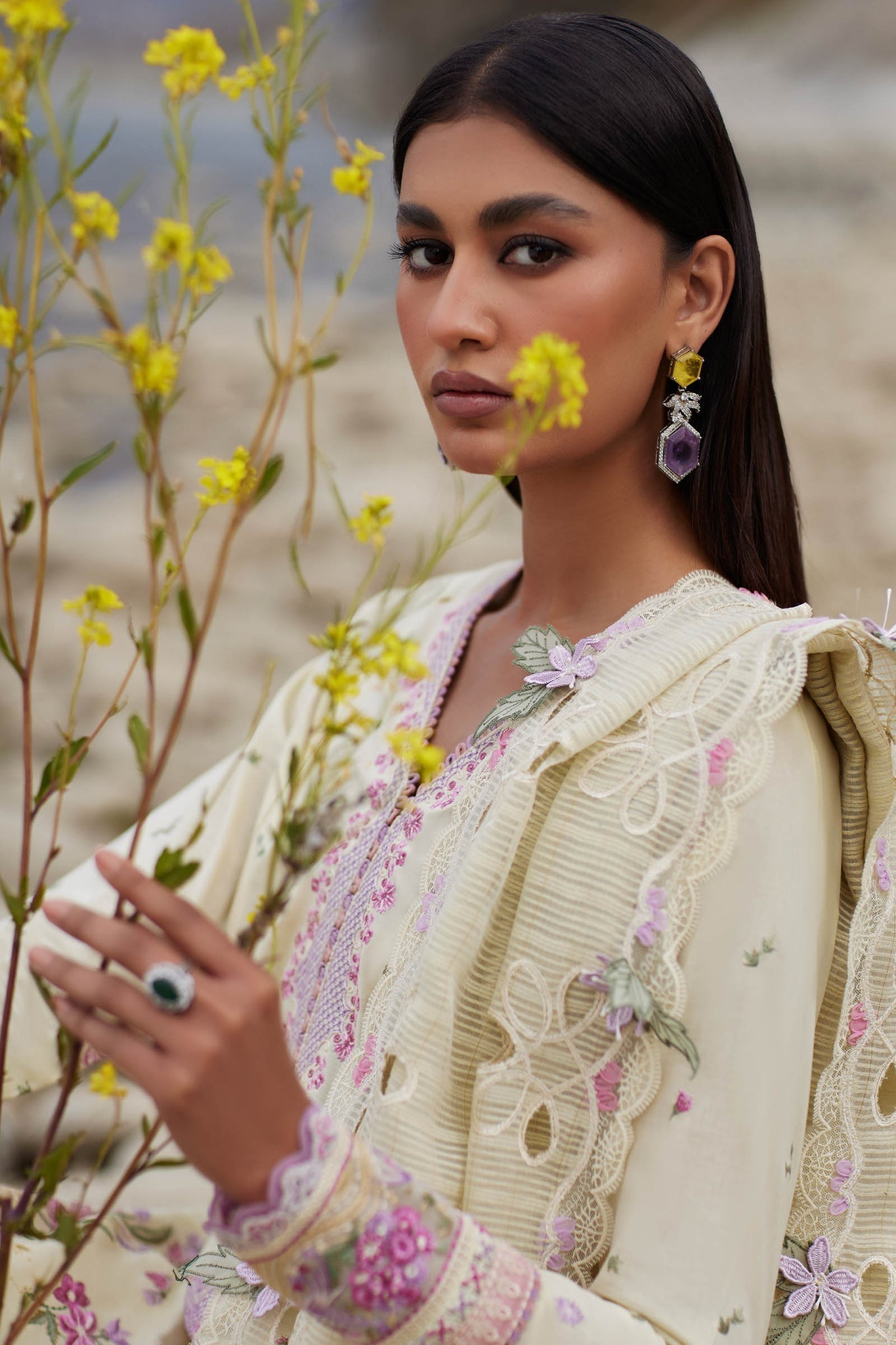 Elan | Lawn24 | NEDINE (EL24-02 B) - by - Libasekhas UK - Registered Vendor of : Elan - 100% Original Designer Dresss