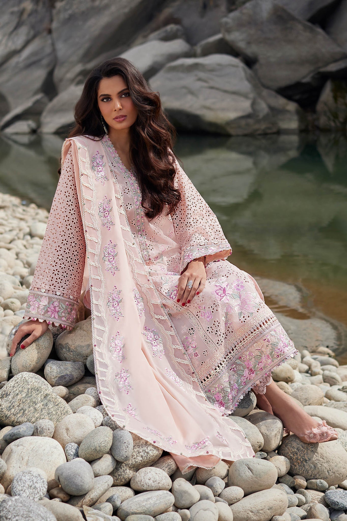 Elan | Lawn24 | AIREEN (EL24-09 A) - by - Libasekhas UK - Registered Vendor of : Elan - 100% Original Designer Dresss