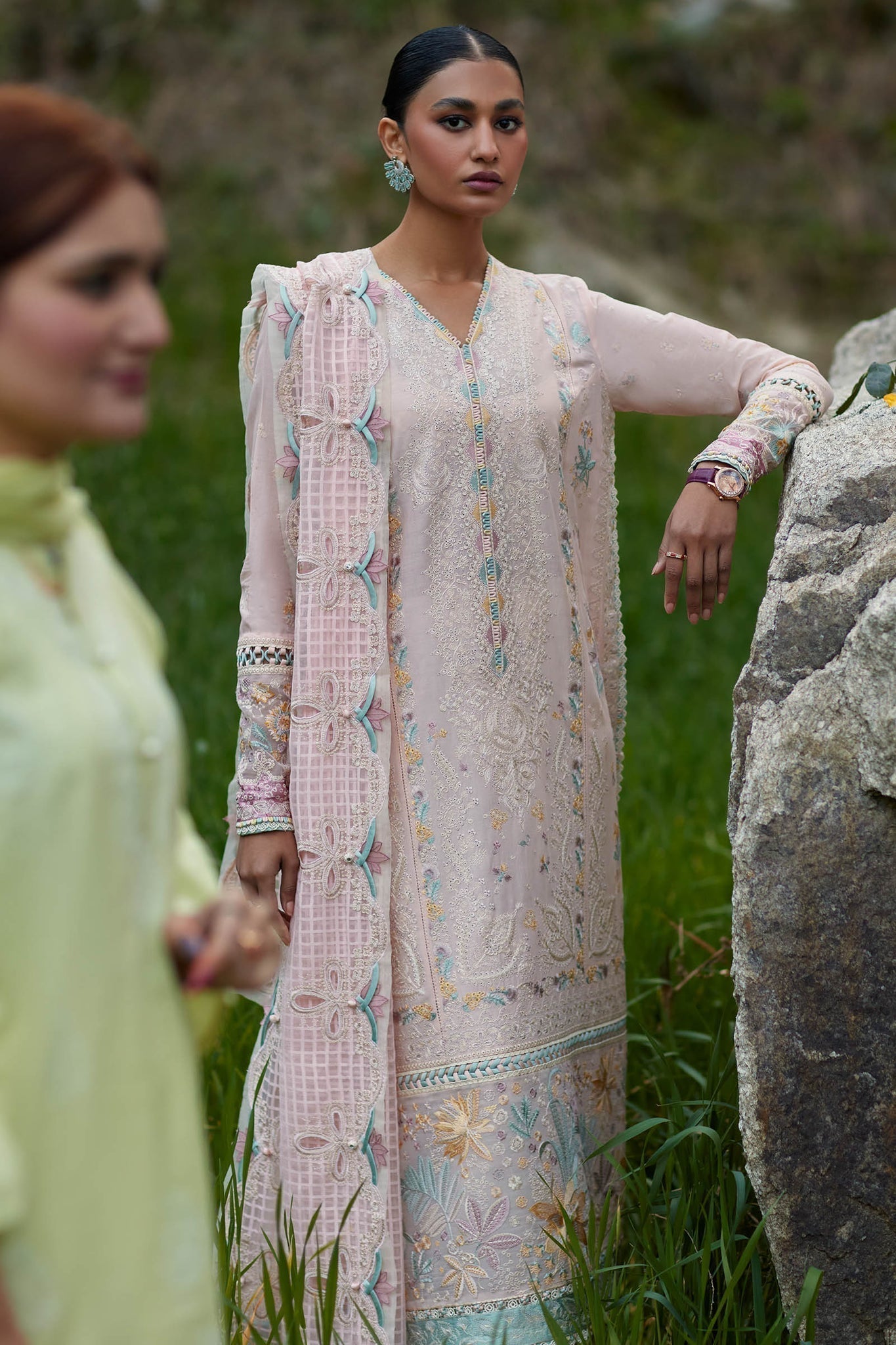 Elan | Lawn24 | NEZIHA (EL24-05 B) - by - Libasekhas UK - Registered Vendor of : Elan - 100% Original Designer Dresss