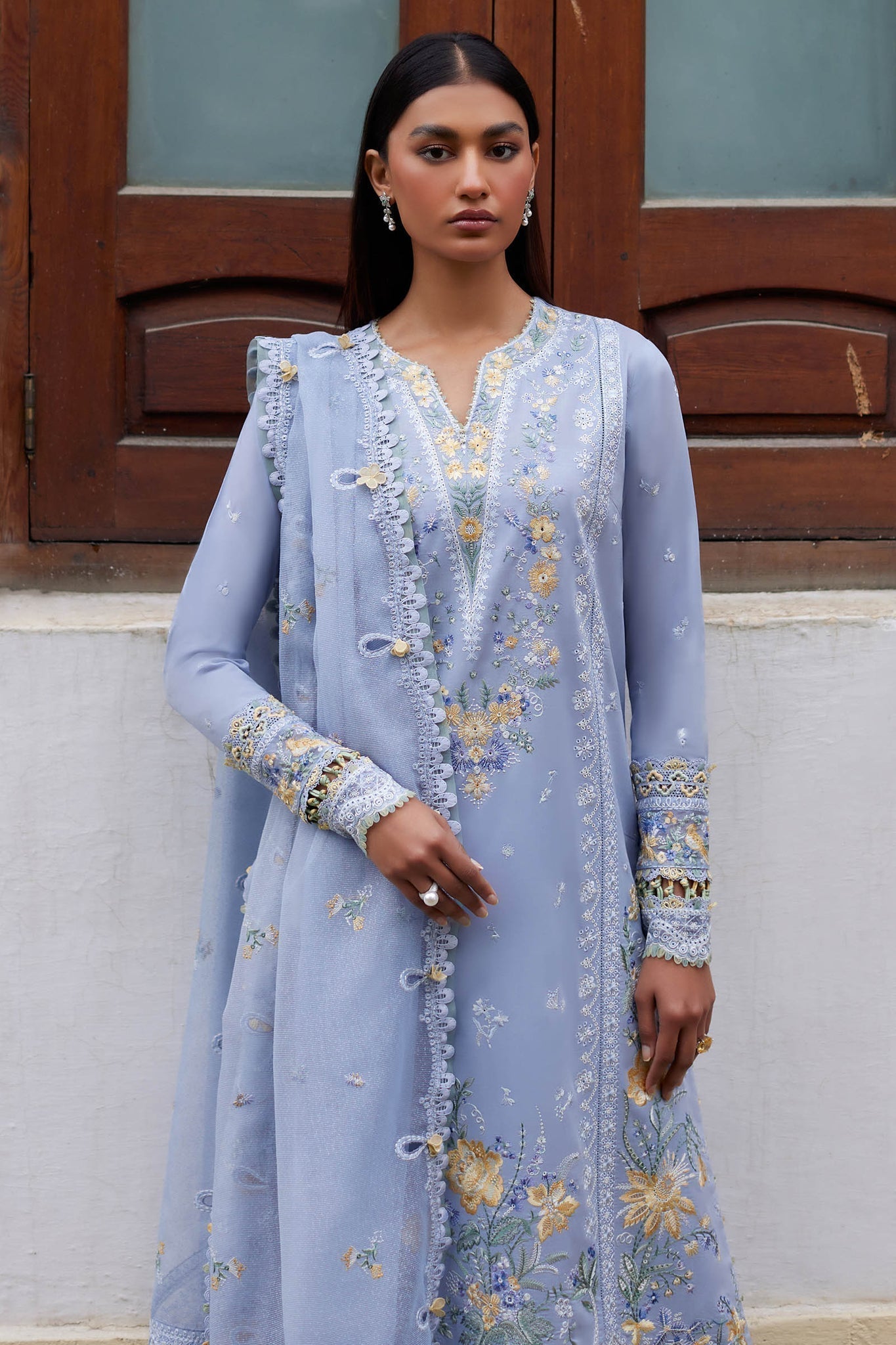 Elan | Lawn24 | MINA (EL24-01 A) - by - Libasekhas UK - Registered Vendor of : Elan - 100% Original Designer Dresss