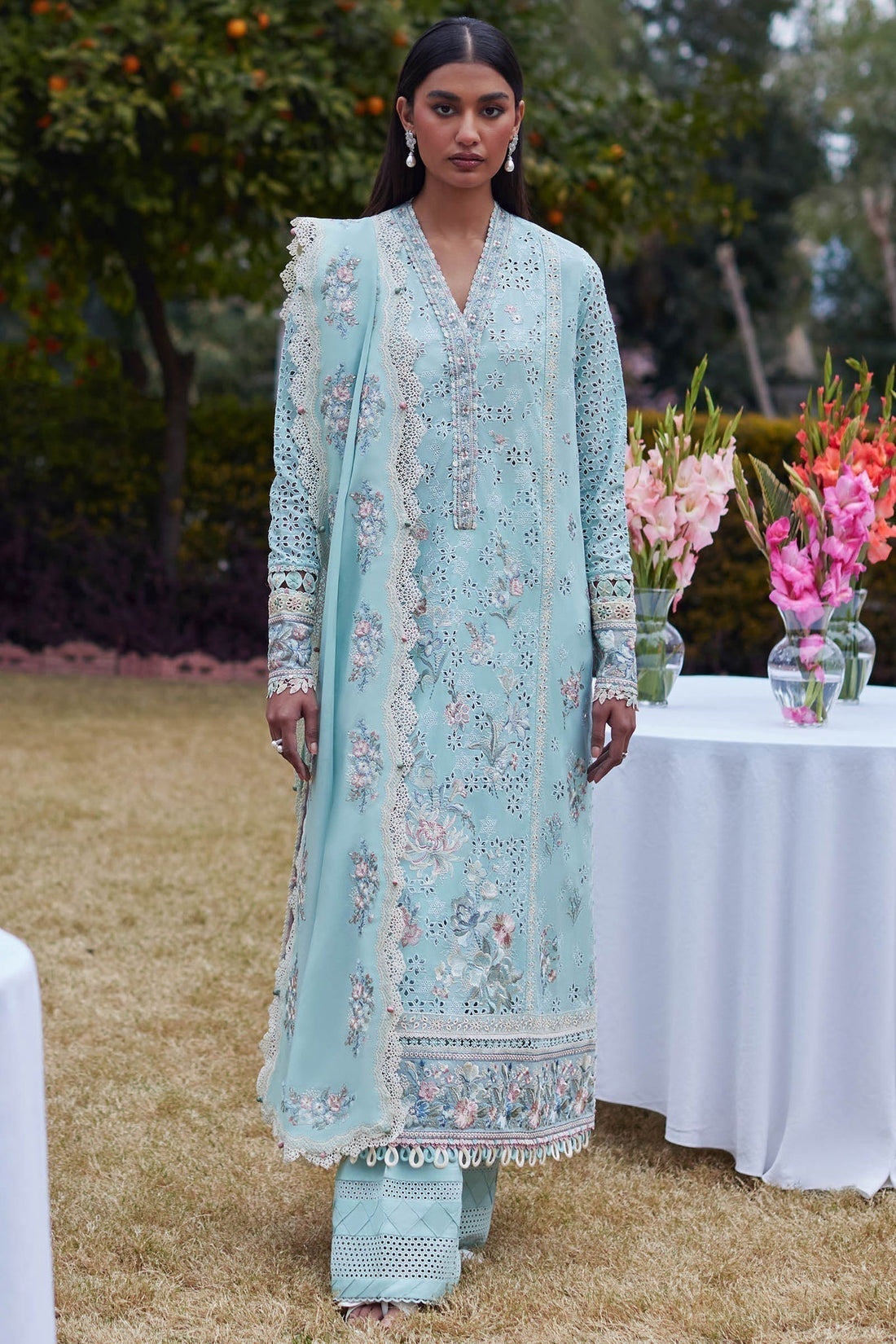 Elan | Lawn24 | AIREEN (EL24-09 B) - by - Libasekhas UK - Registered Vendor of : Elan - 100% Original Designer Dresss