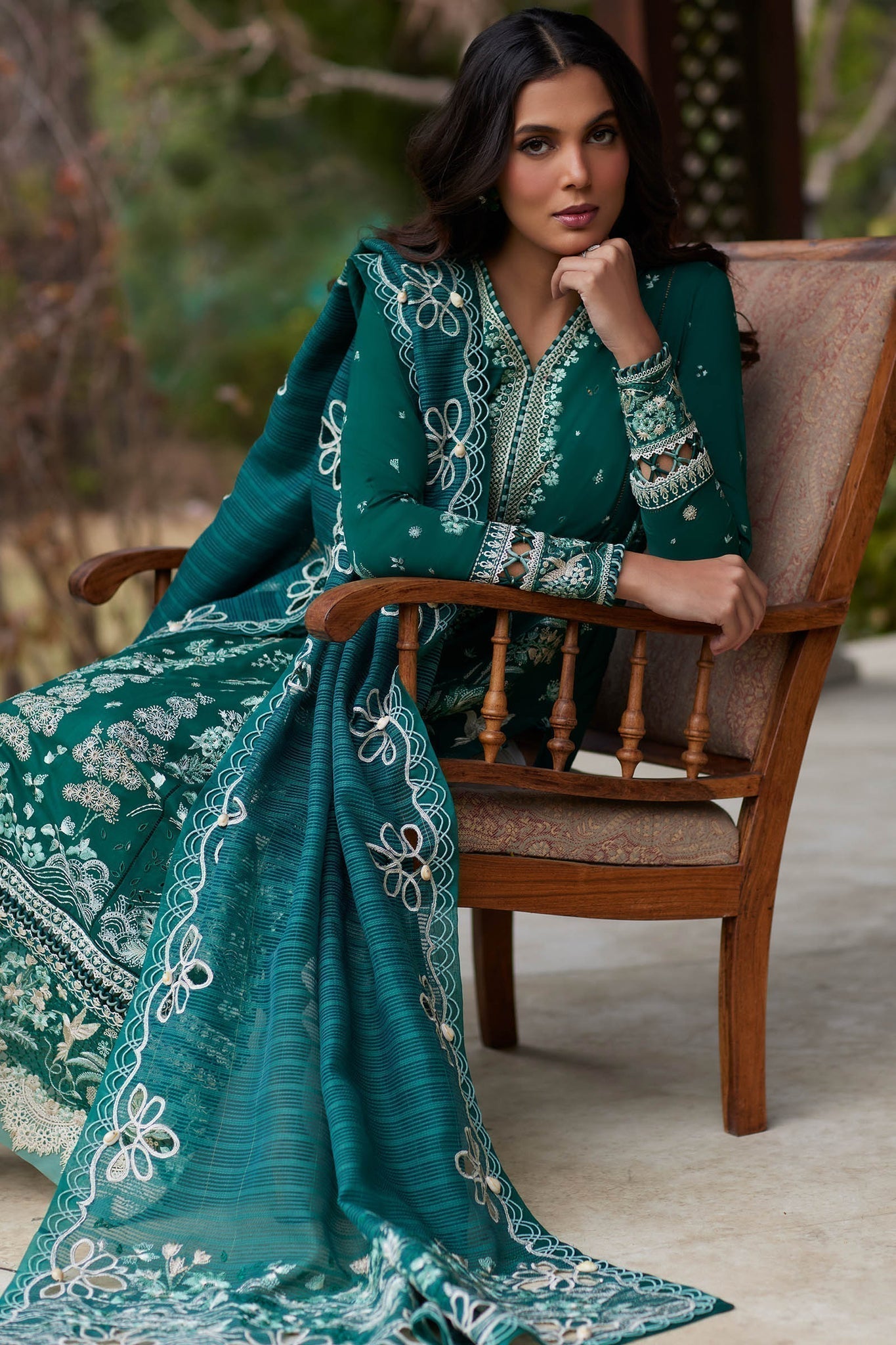 Elan | Lawn24 | NEDINE (EL24-02 A) - by - Libasekhas UK - Registered Vendor of : Elan - 100% Original Designer Dresss