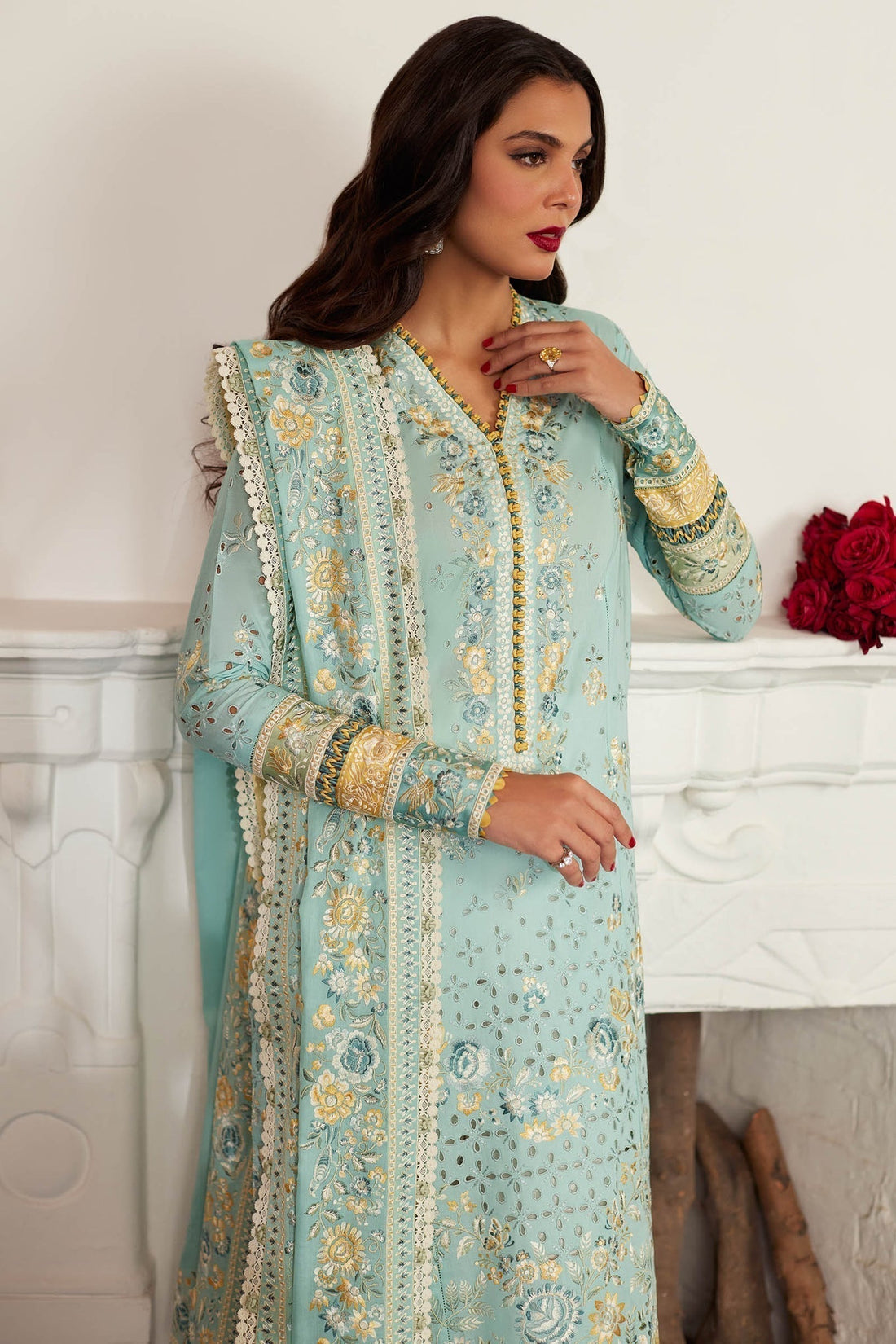 Elan | Lawn24 | IVANA (EL24-06 A) - by - Libasekhas UK - Registered Vendor of : Elan - 100% Original Designer Dresss