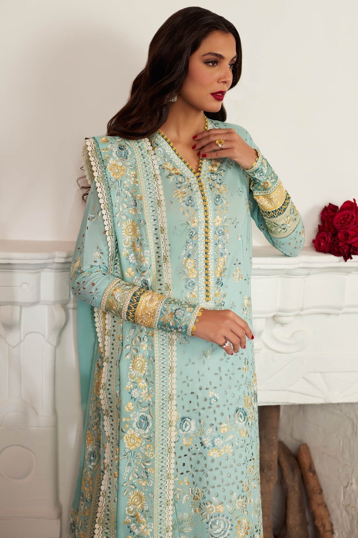 Elan | Lawn24 | IVANA (EL24-06 A) - by - Libasekhas UK - Registered Vendor of : Elan - 100% Original Designer Dresss