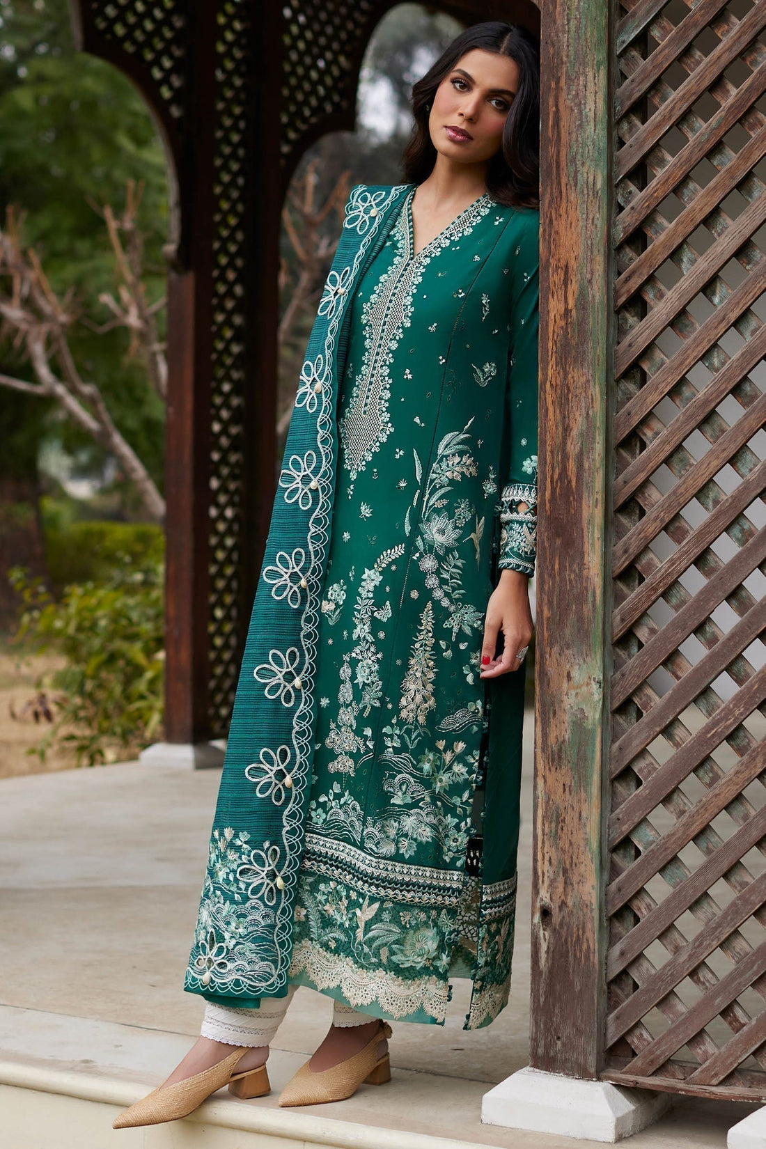 Elan | Lawn24 | NEDINE (EL24-02 A) - by - Libasekhas UK - Registered Vendor of : Elan - 100% Original Designer Dresss