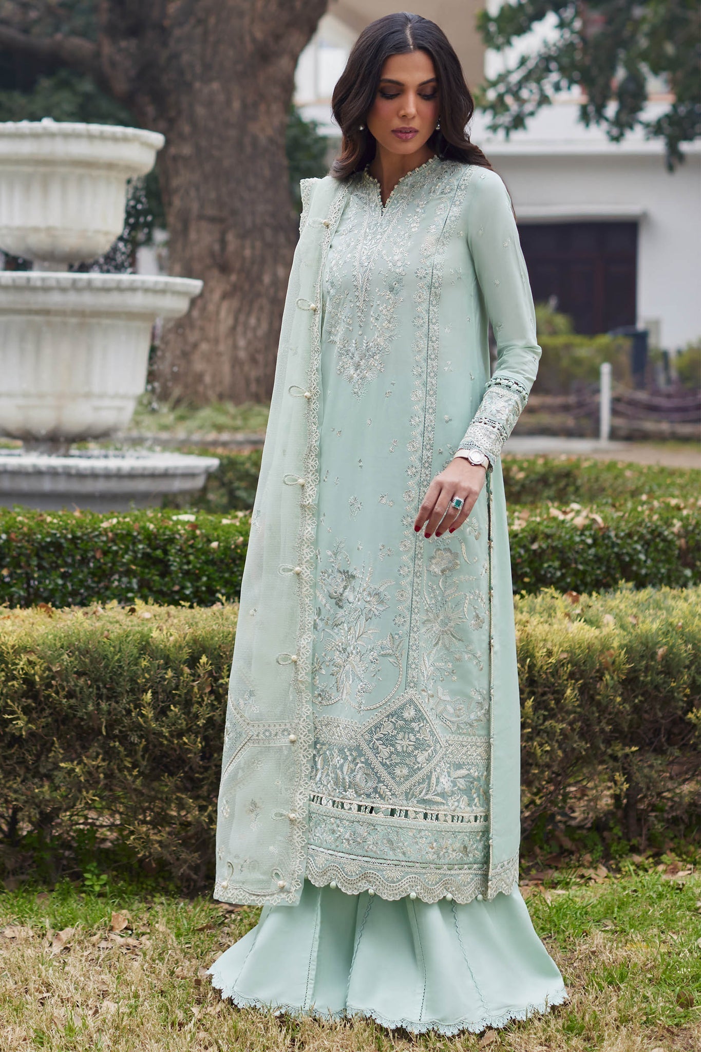 Elan | Lawn24 | MINA (EL24-01 B) - by - Libasekhas UK - Registered Vendor of : Elan - 100% Original Designer Dresss