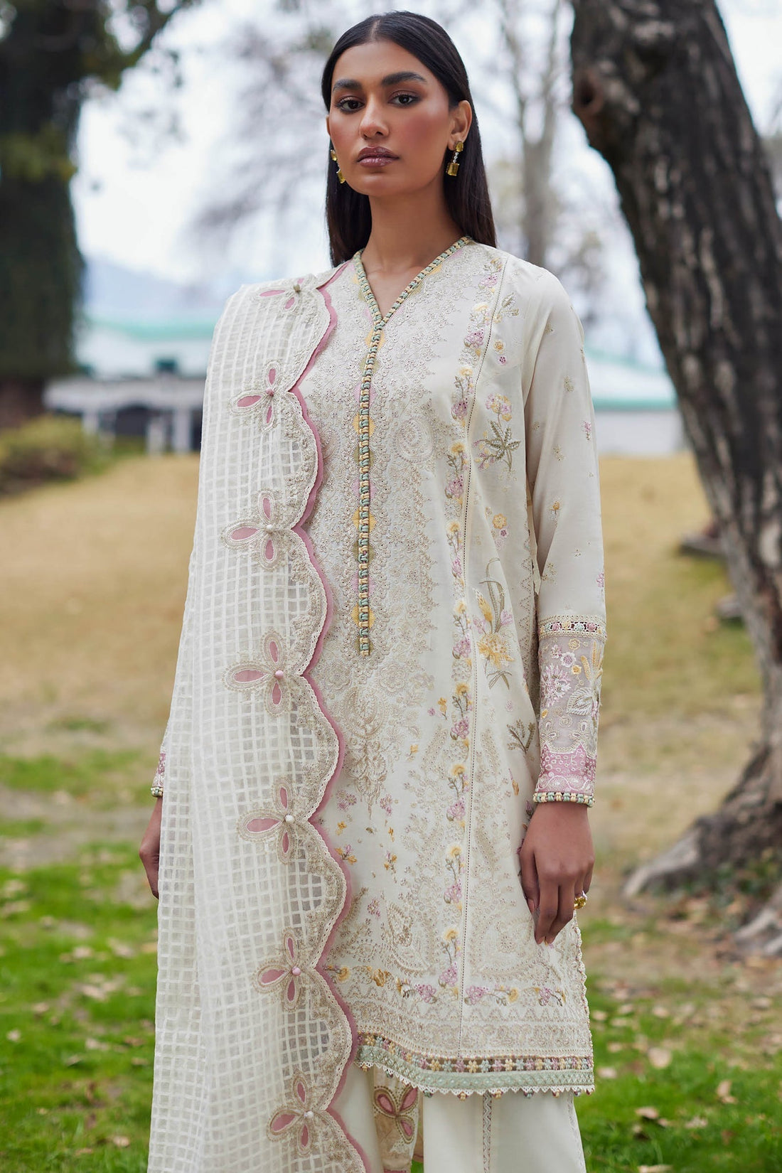 Elan | Lawn24 | NEZIHA (EL24-05 A) - by - Libasekhas UK - Registered Vendor of : Elan - 100% Original Designer Dresss