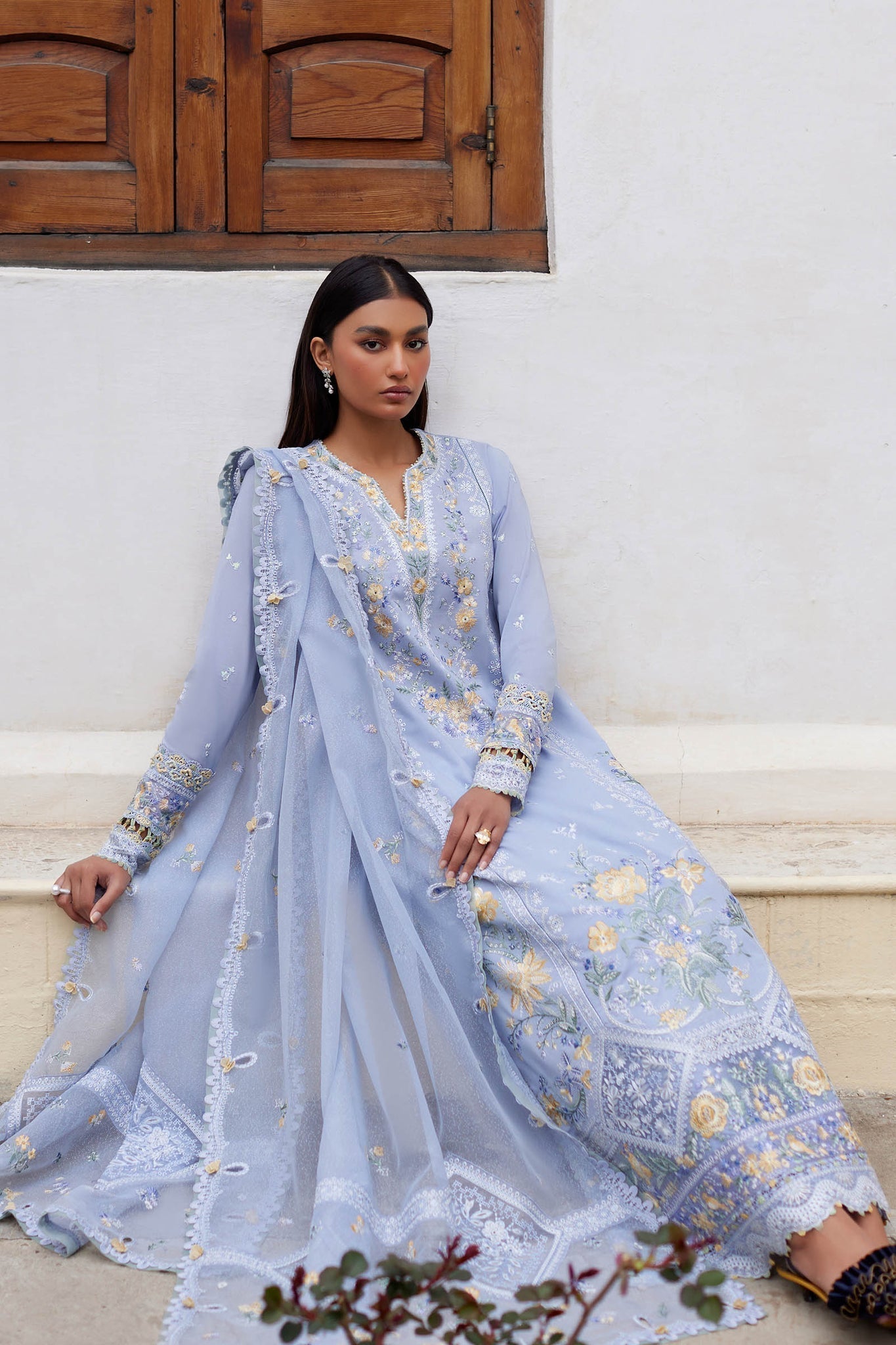 Elan | Lawn24 | MINA (EL24-01 A) - by - Libasekhas UK - Registered Vendor of : Elan - 100% Original Designer Dresss