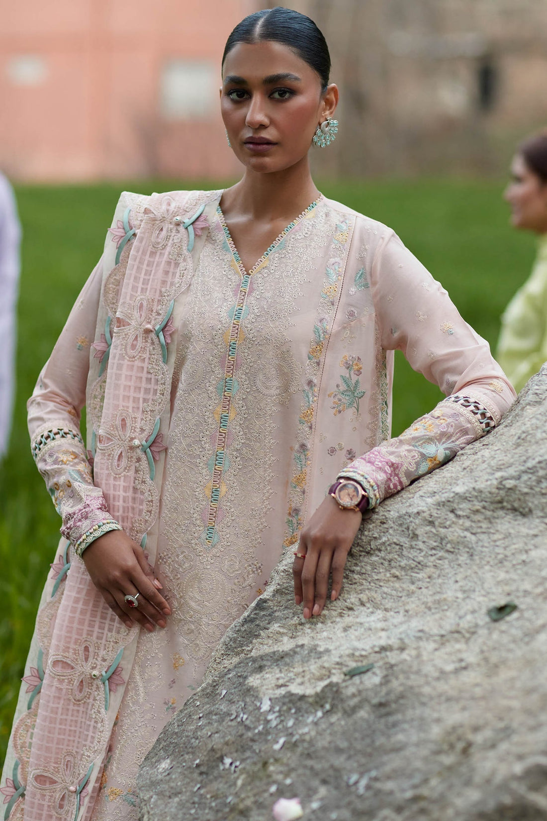 Elan | Lawn24 | NEZIHA (EL24-05 B) - by - Libasekhas UK - Registered Vendor of : Elan - 100% Original Designer Dresss