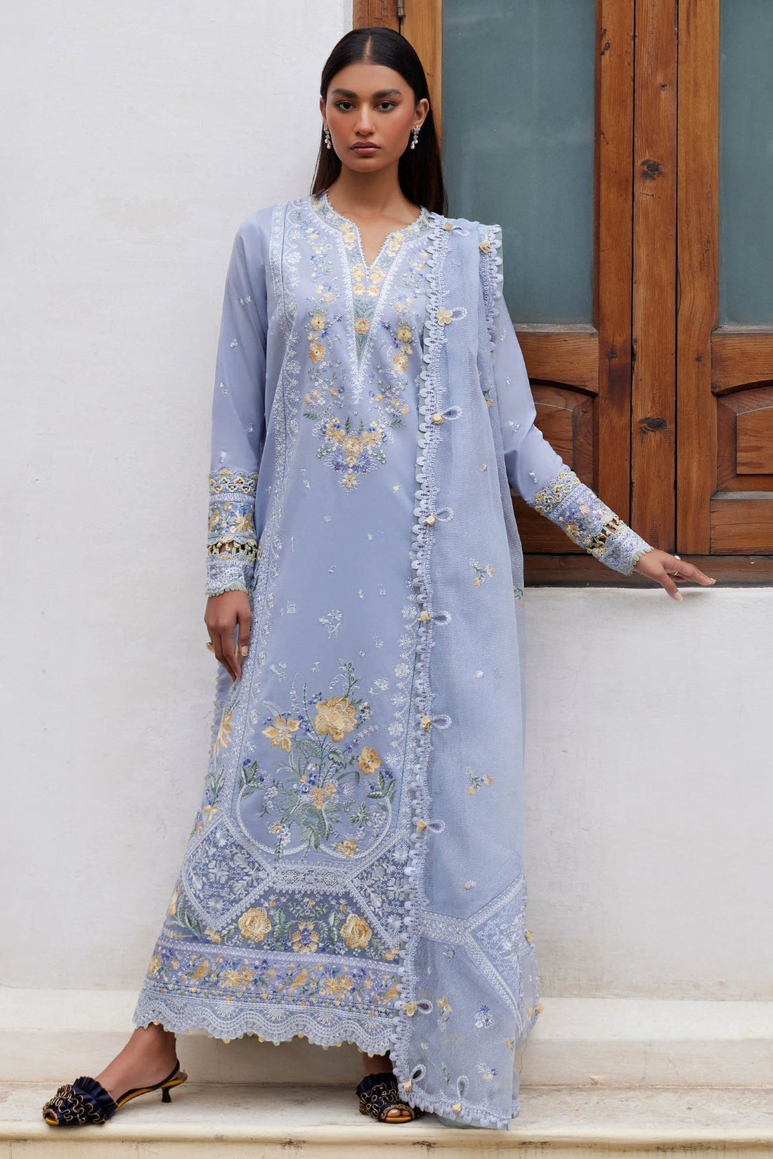 Elan | Lawn24 | MINA (EL24-01 A) - by - Libasekhas UK - Registered Vendor of : Elan - 100% Original Designer Dresss