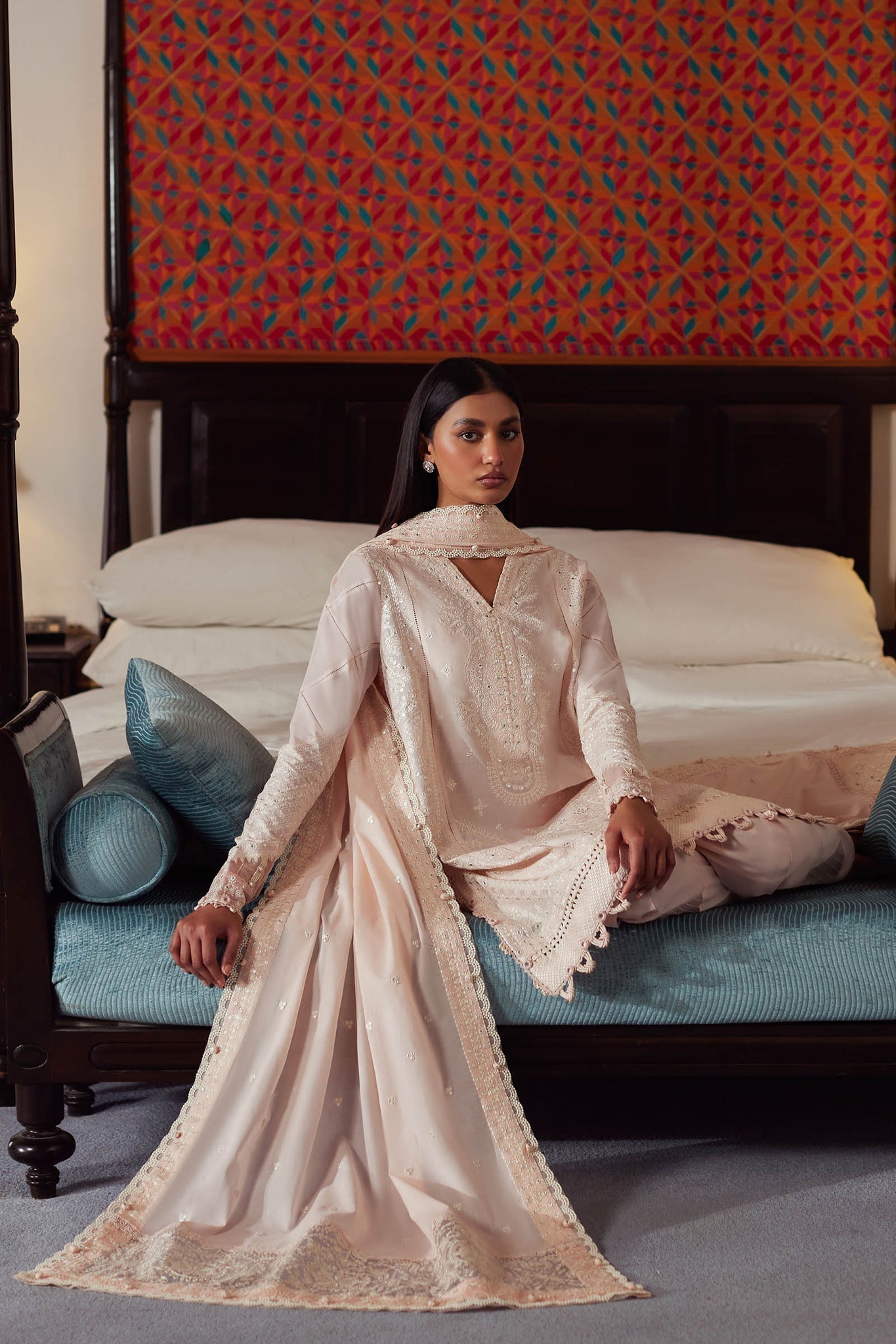 Elan | Lawn24 | ZEINA (EL24-12 B) - by - Libasekhas UK - Registered Vendor of : Elan - 100% Original Designer Dresss