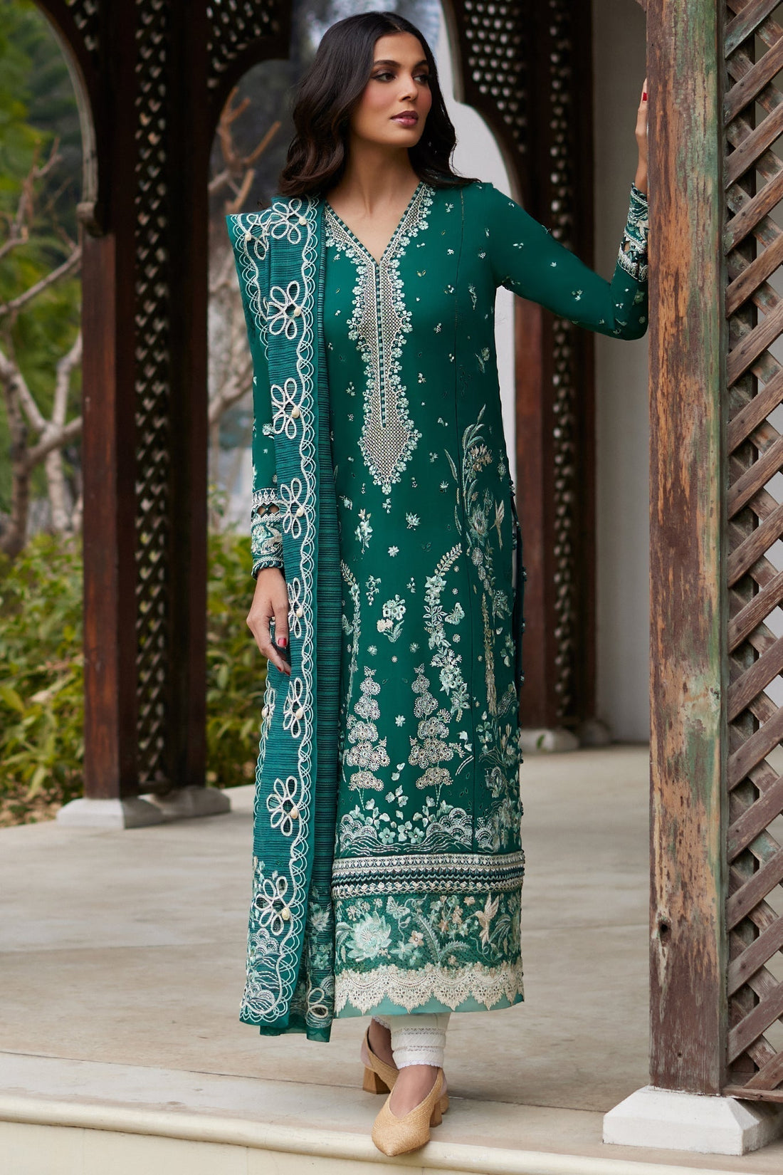 Elan | Lawn24 | NEDINE (EL24-02 A) - by - Libasekhas UK - Registered Vendor of : Elan - 100% Original Designer Dresss
