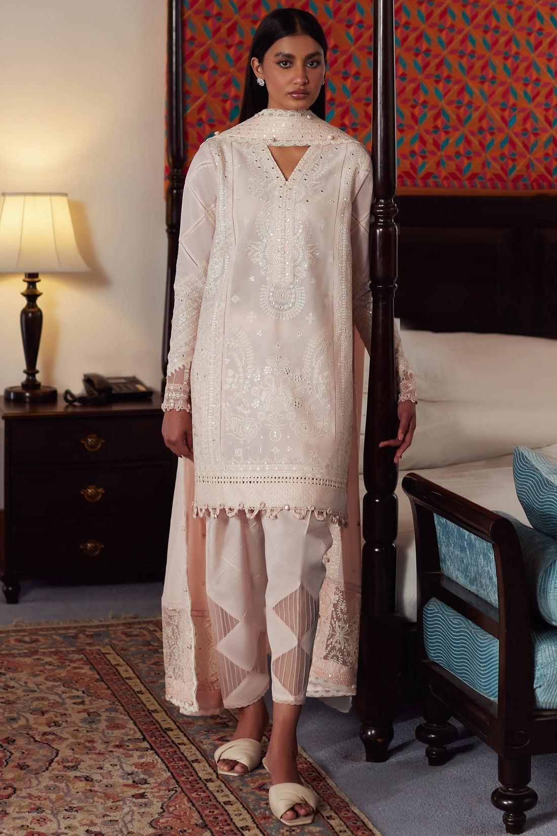 Elan | Lawn24 | ZEINA (EL24-12 B) - by - Libasekhas UK - Registered Vendor of : Elan - 100% Original Designer Dresss