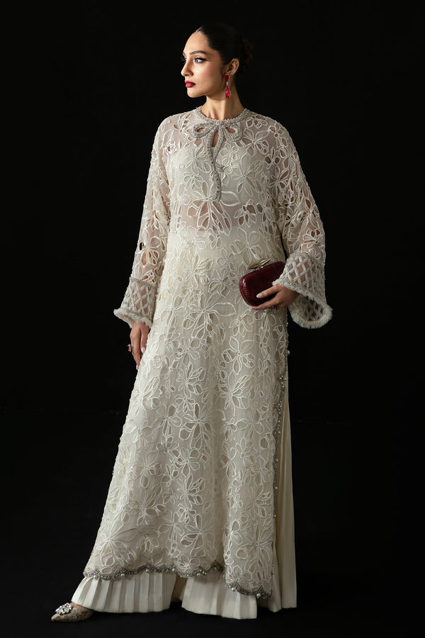Elan | Pret Crepusule |  VOILE D'ARGENT (EP-21308) - by - Libasekhas UK - Registered Vendor of : Elan - 100% Original Designer Dresss