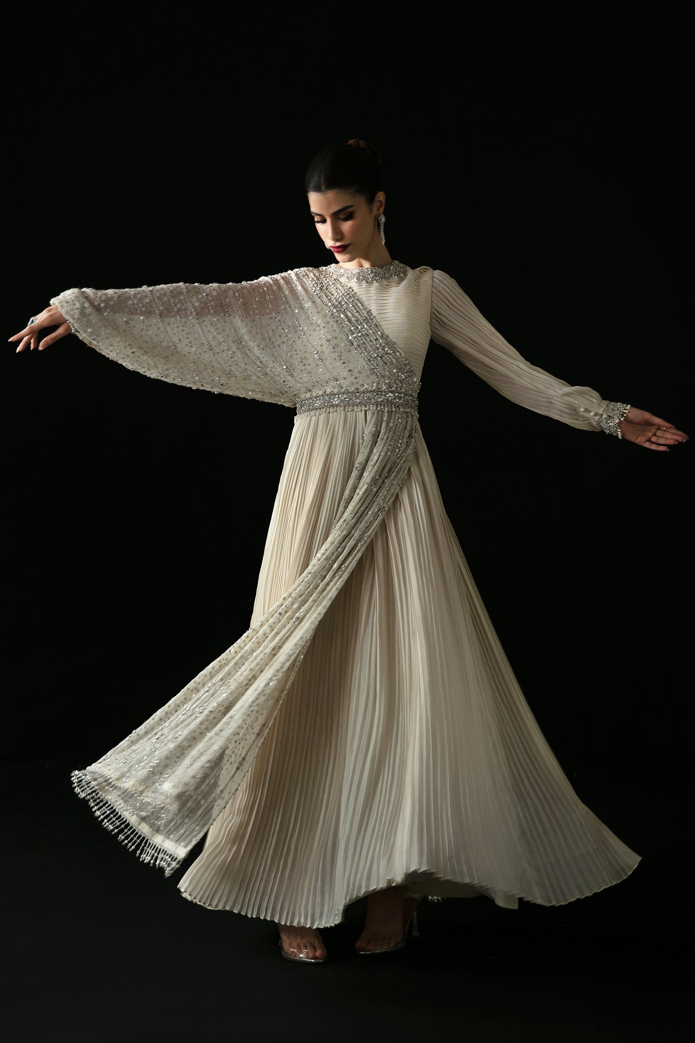 Elan | Pret Crepusule |  CRISTAL DE LUNE (EP-21304) - by - Libasekhas UK - Registered Vendor of : Elan - 100% Original Designer Dresss
