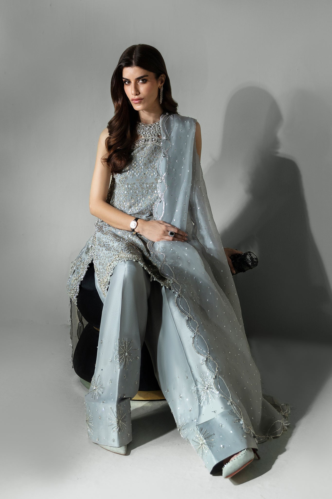 Elan | Pret Crepusule | ÃCLAT DE GLACE (EP-21307) - by - Libasekhas UK - Registered Vendor of : Elan - 100% Original Designer Dresss