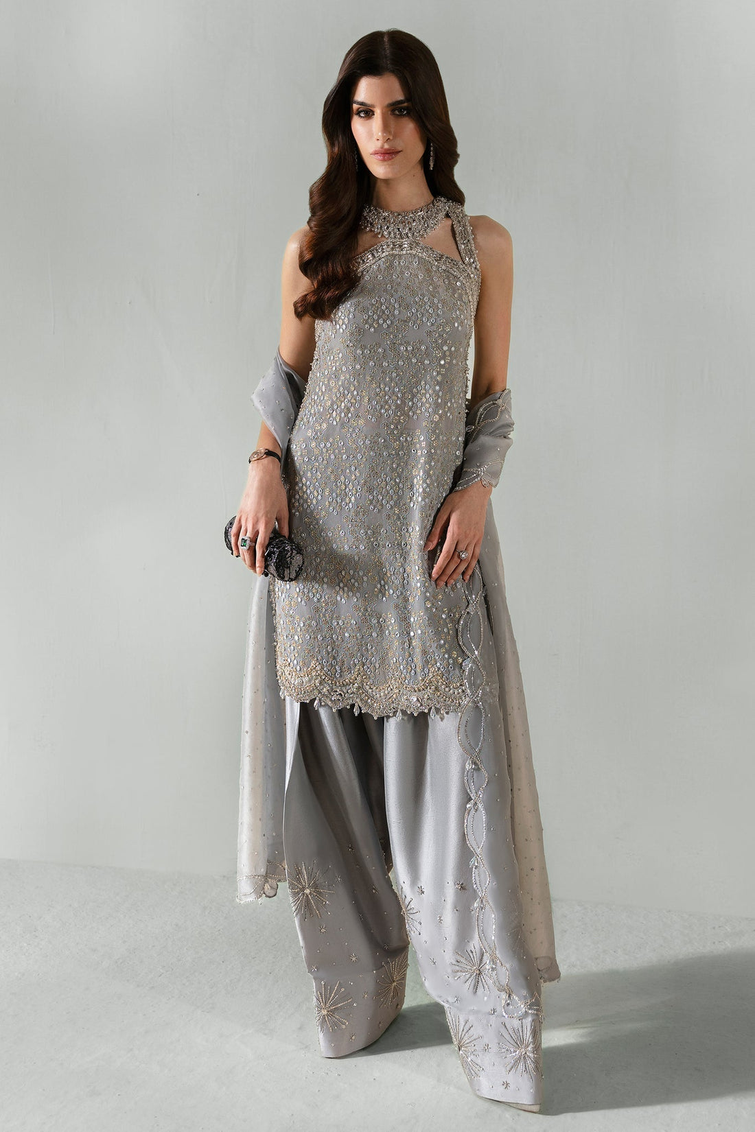 Elan | Pret Crepusule | ÃCLAT DE GLACE (EP-21307) - by - Libasekhas UK - Registered Vendor of : Elan - 100% Original Designer Dresss