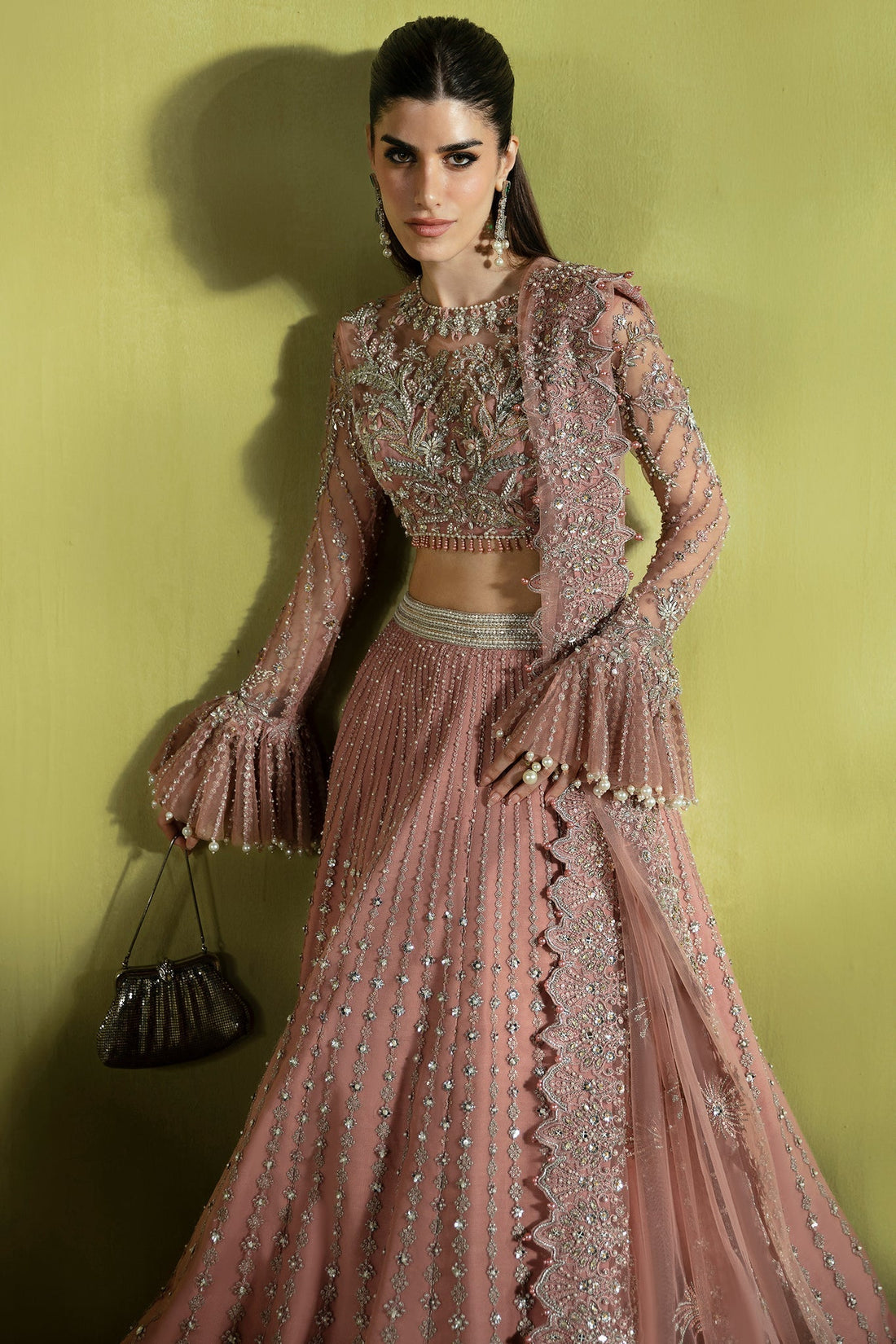 Elan | Pret Crepusule |  ÃTINCELLE DE ROSE (EP-21310) - by - Libasekhas UK - Registered Vendor of : Elan - 100% Original Designer Dresss