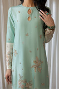 Erum Khan | Elan Formals | Mint Bloom - by Libasekhas UK - Registered Vendor of : Erum Khan - 100% Original Designer Dress