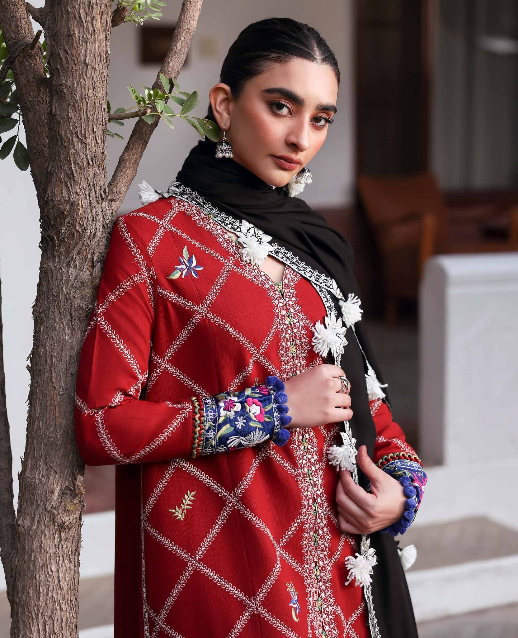 Republic Womenswear | Amaris Luxury Shawl 25 | Elara - by Libasekhas UK - Registered Vendor of : Republic Womenswear - 100% Original Designer Dress