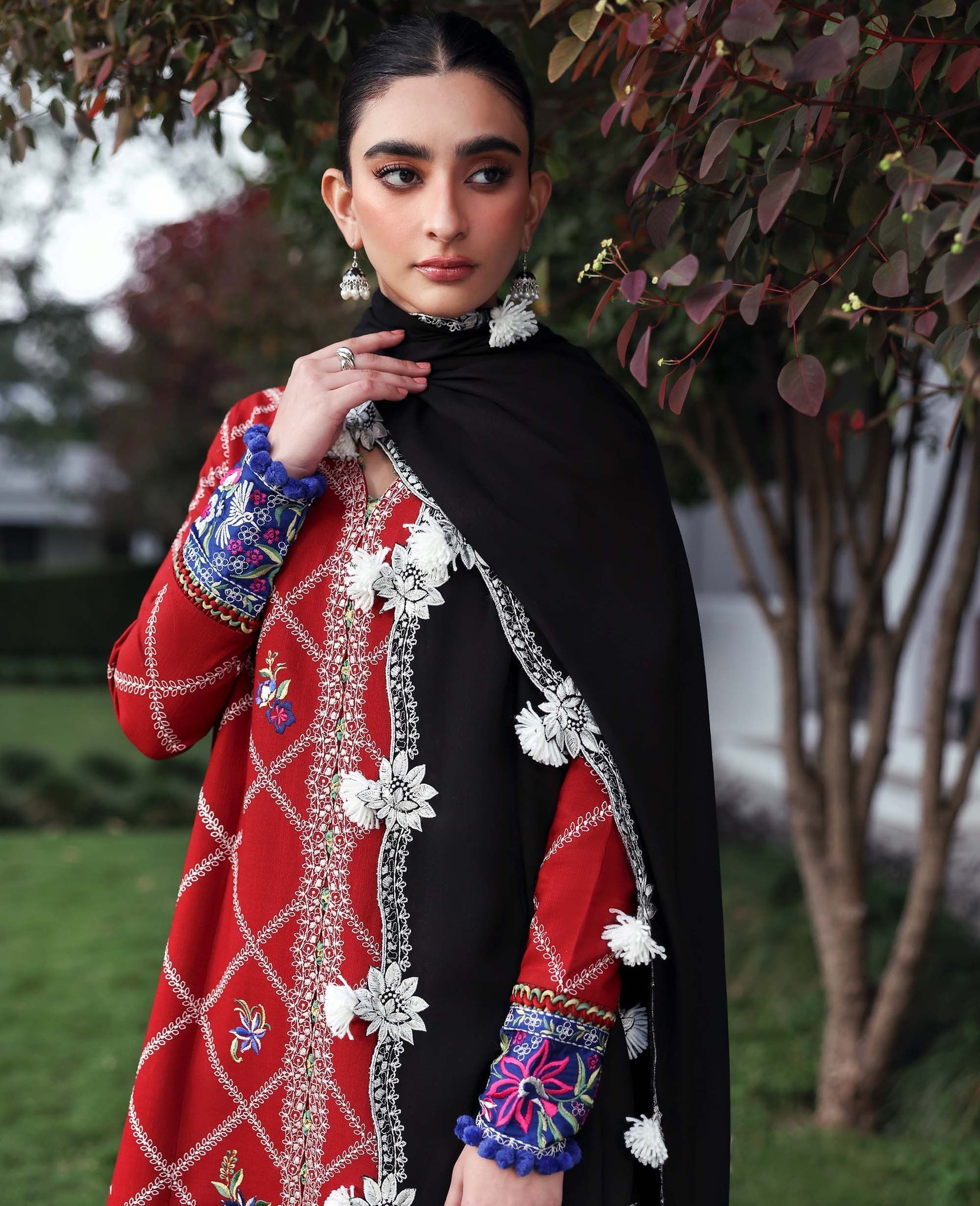 Republic Womenswear | Amaris Luxury Shawl 25 | Elara - by Libasekhas UK - Registered Vendor of : Republic Womenswear - 100% Original Designer Dress