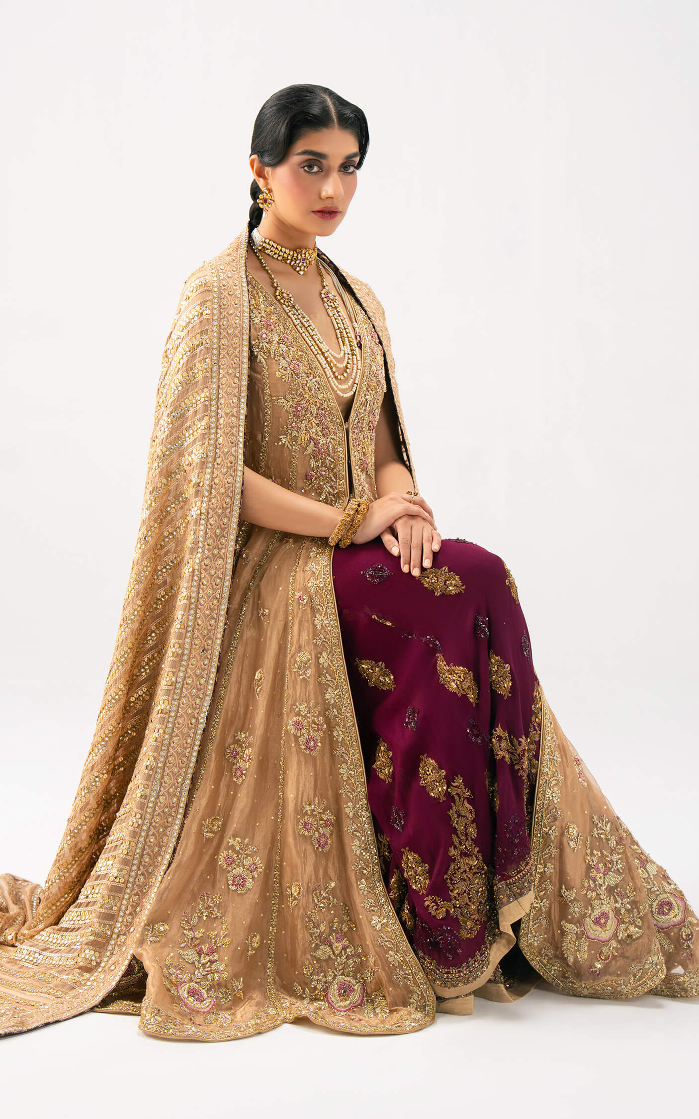 Asifa and Nabeel | Lyle Luxury Formals 25 | Elara Bridal Ensemble - by Libasekhas UK - Registered Vendor of : Asifa and Nabeel - 100% Original Designer Dress