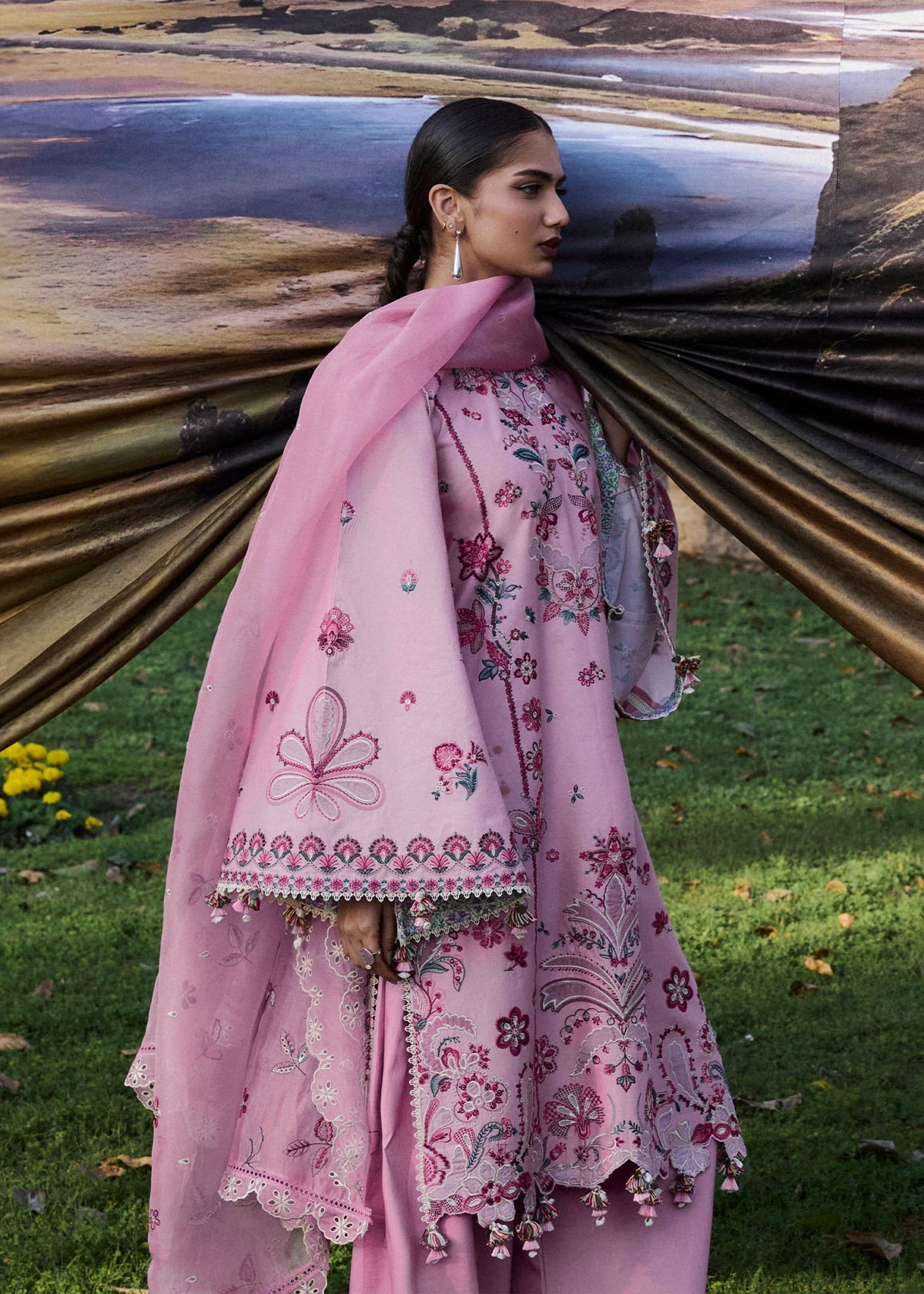Hussain Rehar | Zan SS26 | Elfa - by Libasekhas UK - Registered Vendor of : Hussain Rehar - 100% Original Designer Dress