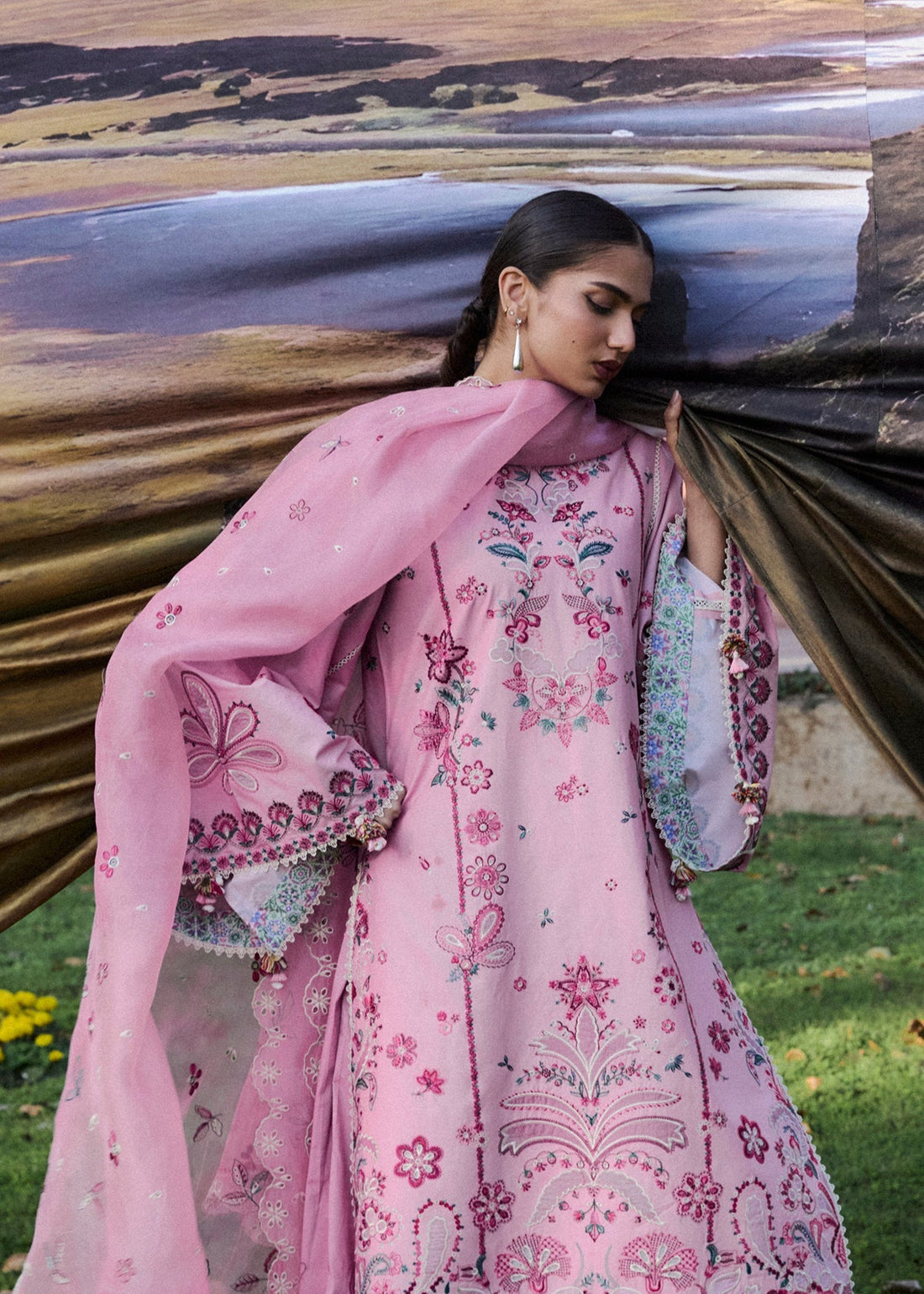 Hussain Rehar | Zan SS26 | Elfa - by Libasekhas UK - Registered Vendor of : Hussain Rehar - 100% Original Designer Dress